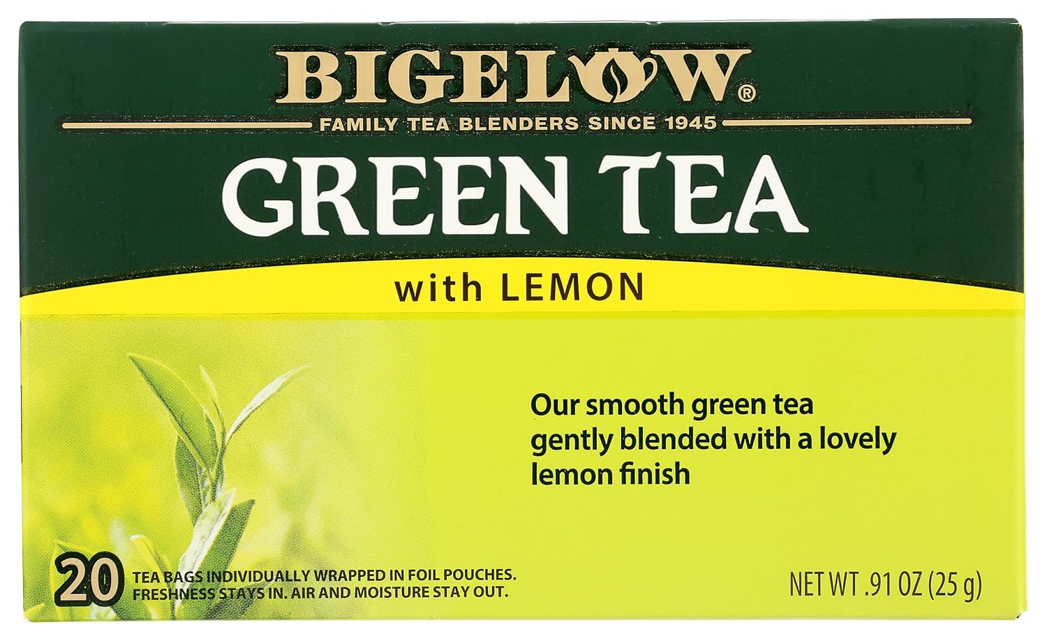 Bigelow Tea Classic Green Tea Bags, 40 Count (Pack of 6)