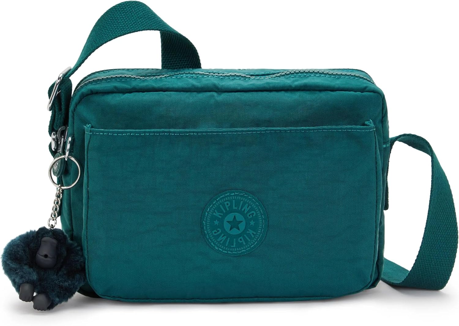 Kipling Women’s Abanu Medium Crossbody Bag, Lightweight, Adjustable Nylon Waist Pack with Multi-Compartment Zip Pockets