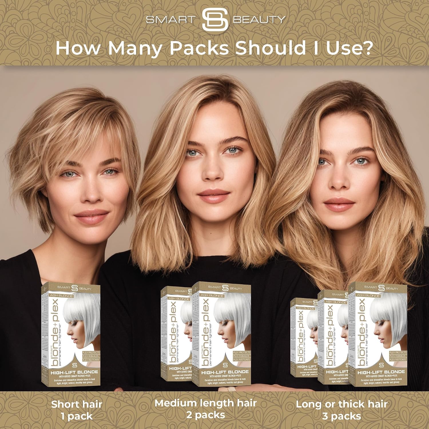 Smart Beauty Blonde Bleach-It, The Ultimate Lightener for Dark Hair, Perfect for Highlighting and Vibrant Pastel Colour, Hair Bleach Kit, Vegan & Cruelty Free