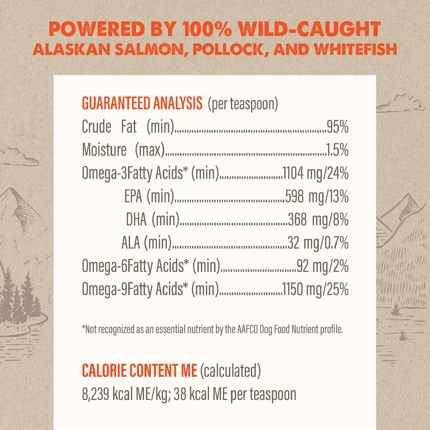 Grizzly Pet Products Salmon Plus Omega 3-6-9 Food Supplement for Dogs and Cats, 32 Ounce