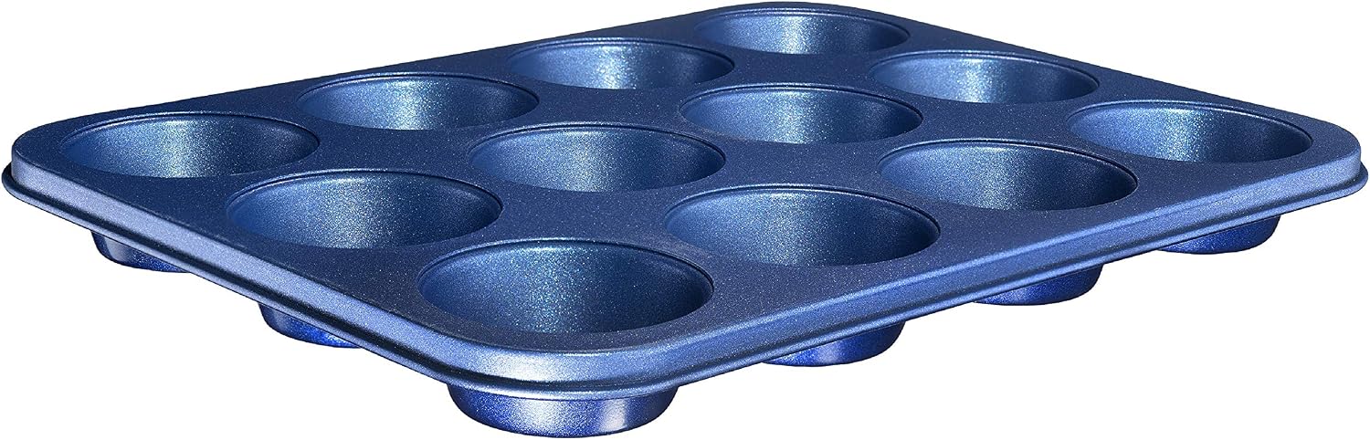 Granitestone Blue Nonstick 9.7in x 5.75in x 2.8in Loaf Pan, Oven Safe up to 500F, Dishwasher Safe