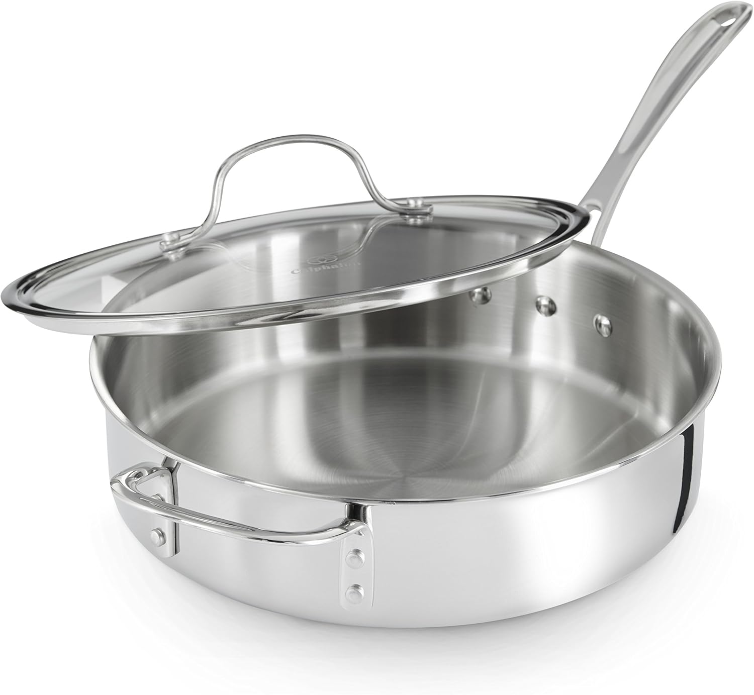 Calphalon Tri-Ply Stainless Steel 3-Quart Saute Pan with Cover