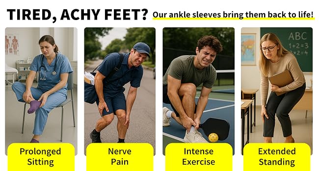 ankle brace foot compression sleeves neuropathy nano socks Plantar Fasciitis Relief