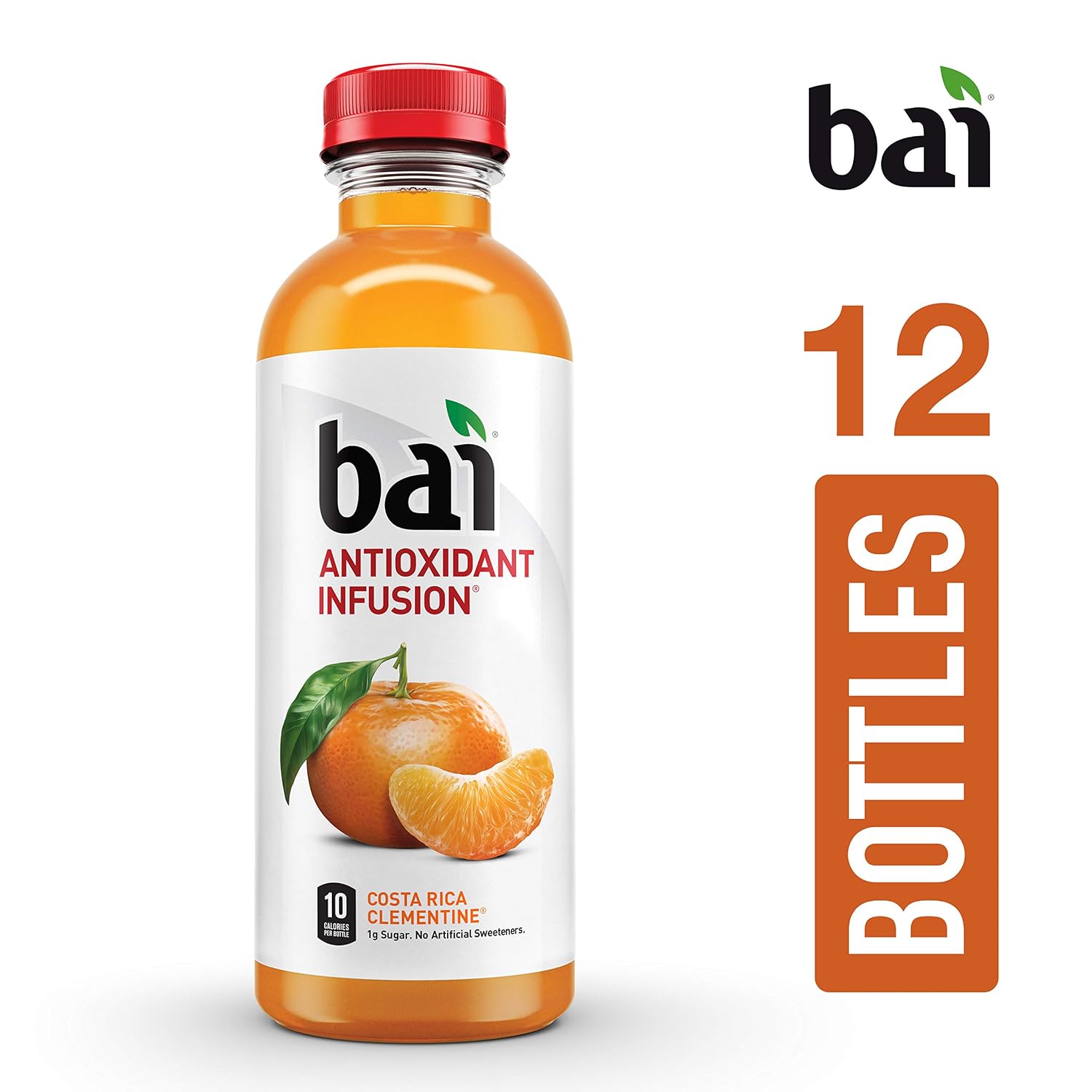 Bai Flavored Water, Kula Watermelon, Antioxidant Infused Drinks, 18 Fluid Ounce Bottle (Pack of 12)