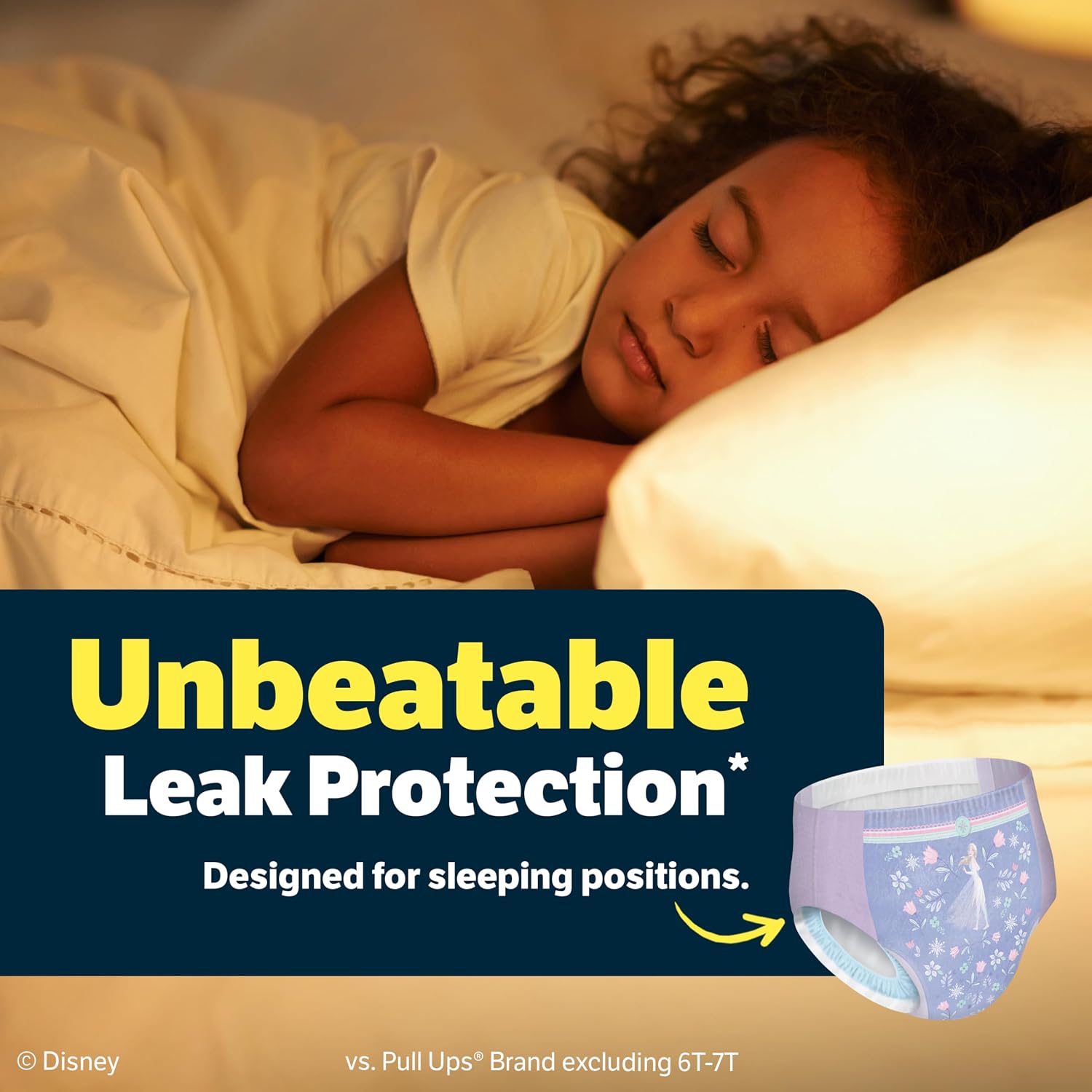 Goodnites Girls' Nighttime Bedwetting Underwear, Size S/M (43-68 lbs), 14 Ct, Packaging May Vary