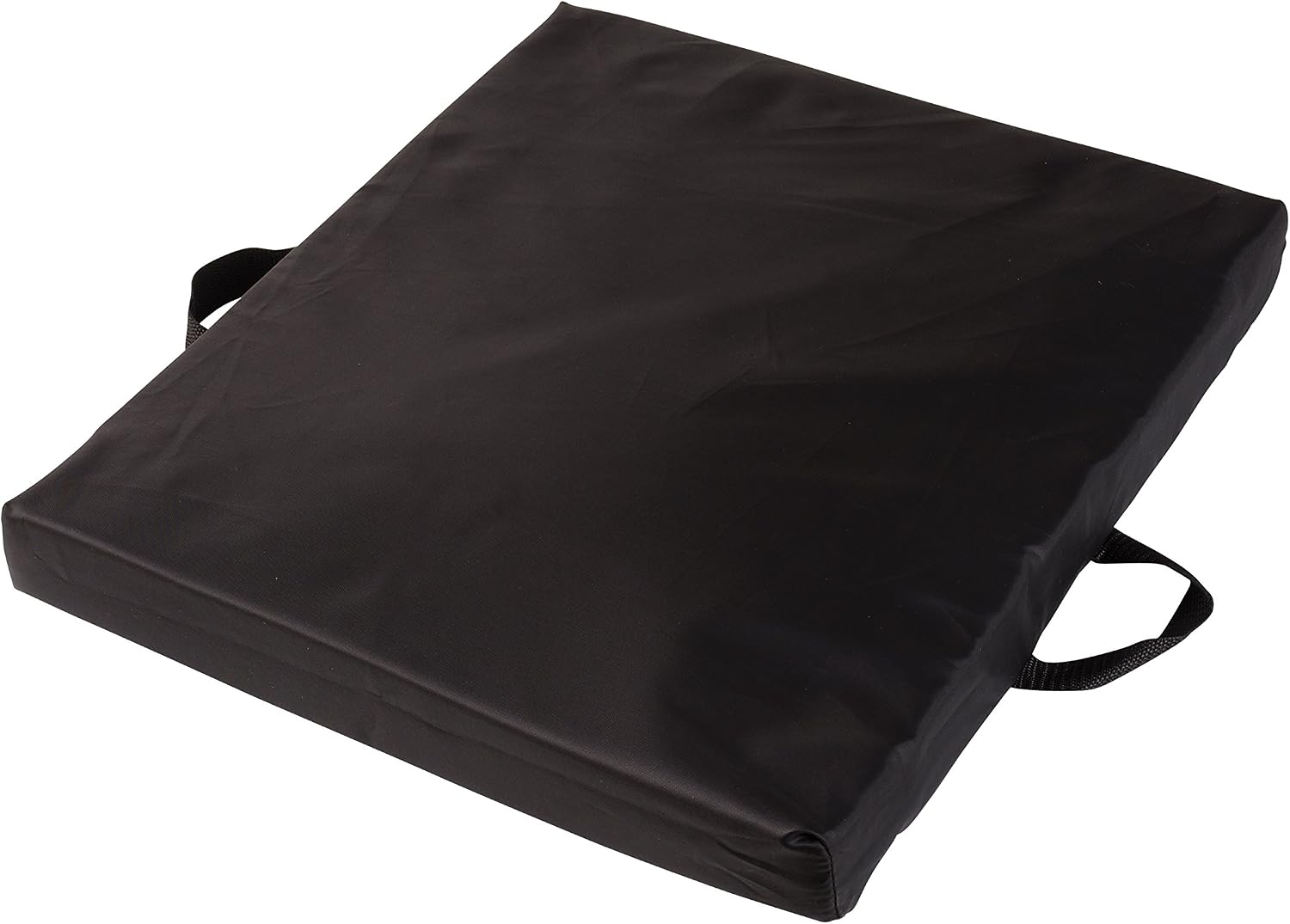 DMI Comfort Seat Cushion for Soft and Firm Support on Wheelchairs, Office Chairs, Dining Chairs and Stadium Seats, Standard Foam, 16 x 16 x 4, Black