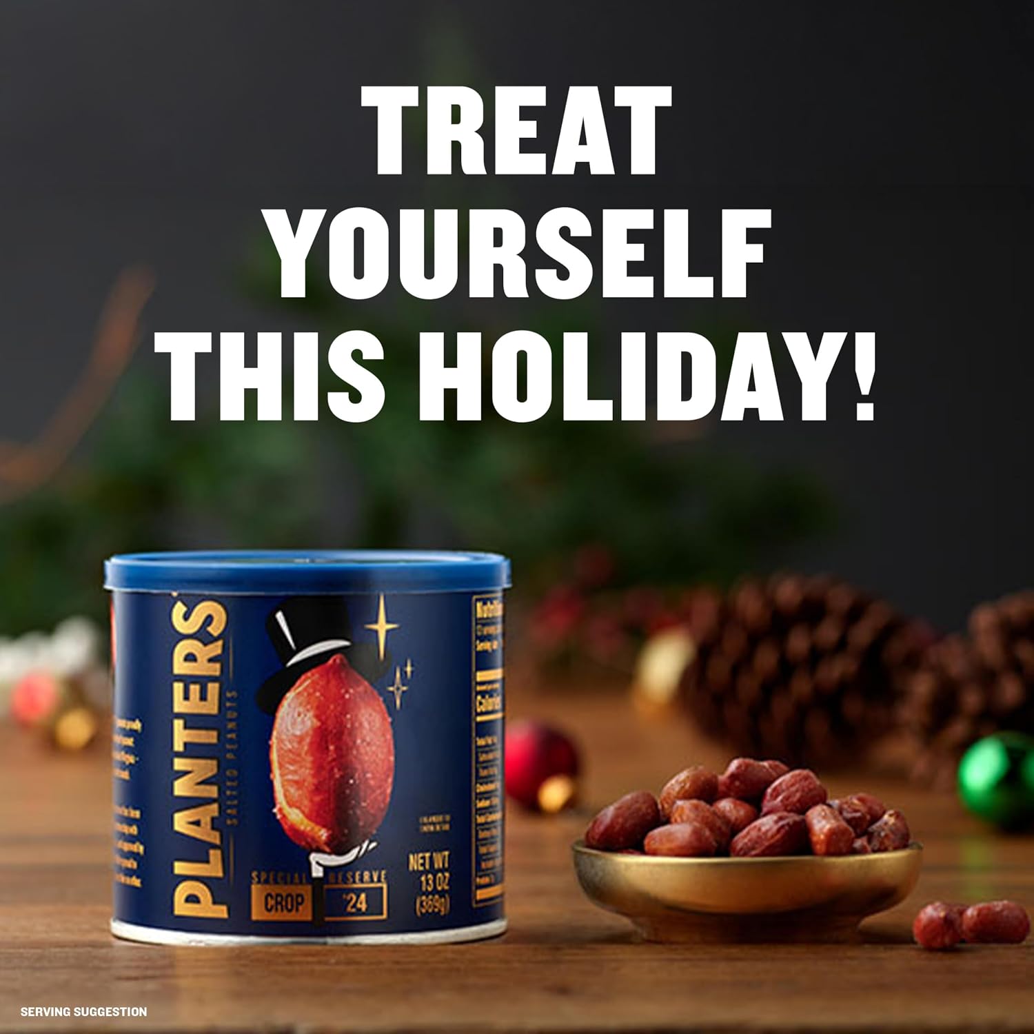 PLANTERS Salted Peanuts, Party Snacks, 16 Oz (1 Ct) | Dry Roasted Salted Peanuts. 0g Trans Fat. Resealable Jar. Snacks for Adults. Party Mix, Flavored Nuts