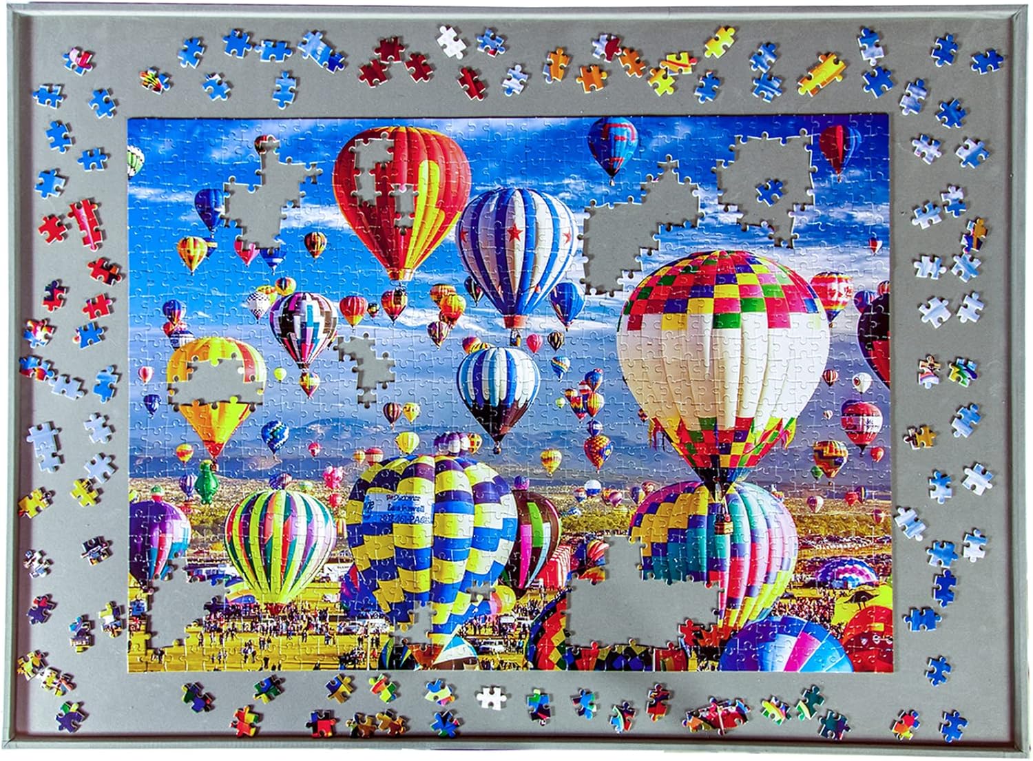 Jigthings – Jigboard 1500 – Jigsaw Puzzle Board for Puzzles up to 36” x 26”. Solid Board with Raised Edge for Most 1500 Piece Puzzles