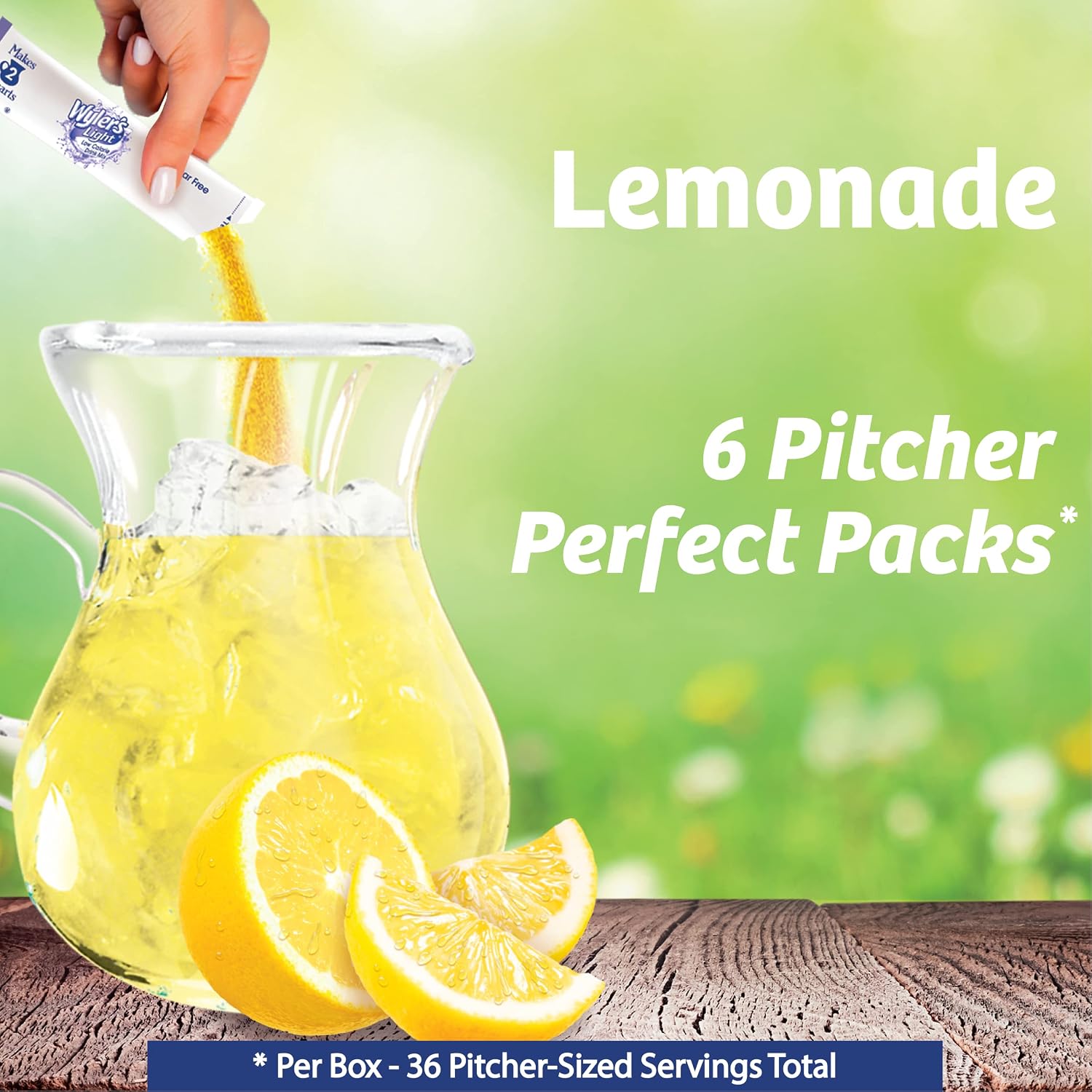 Wyler's Light Pitcher Packs Water Drink Mix, Fruit Punch, 6 Packets