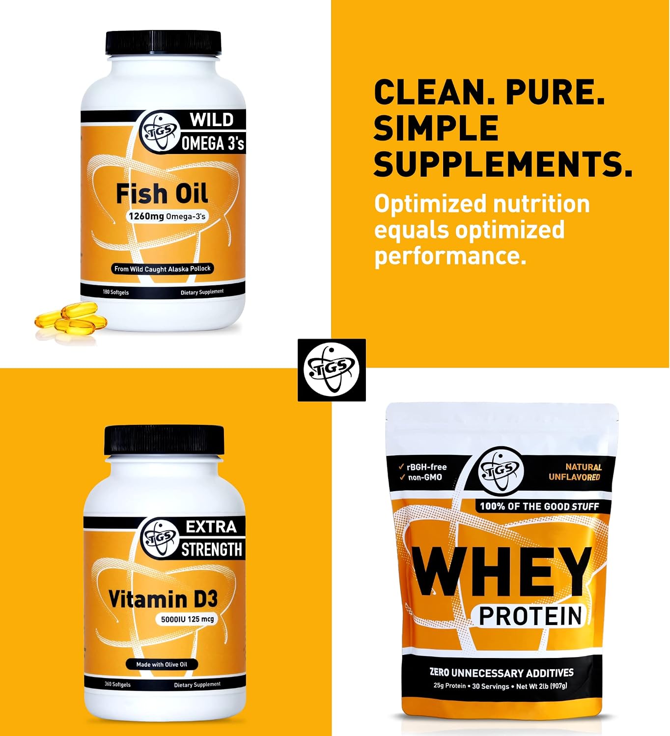Whey Protein Powder Unflavored, Unsweetened - No Artificial Ingredients for Men & Women - 2lb Soy-Free, No Gluten, Keto Friendly - Post Workout Muscle Recovery