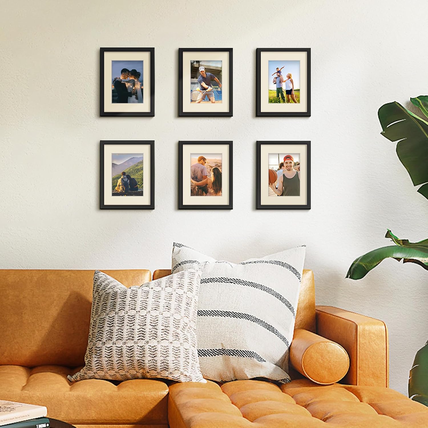 upsimples 12x12 Picture Frame, Gallery Glass Poster Frames Set of 3, Black