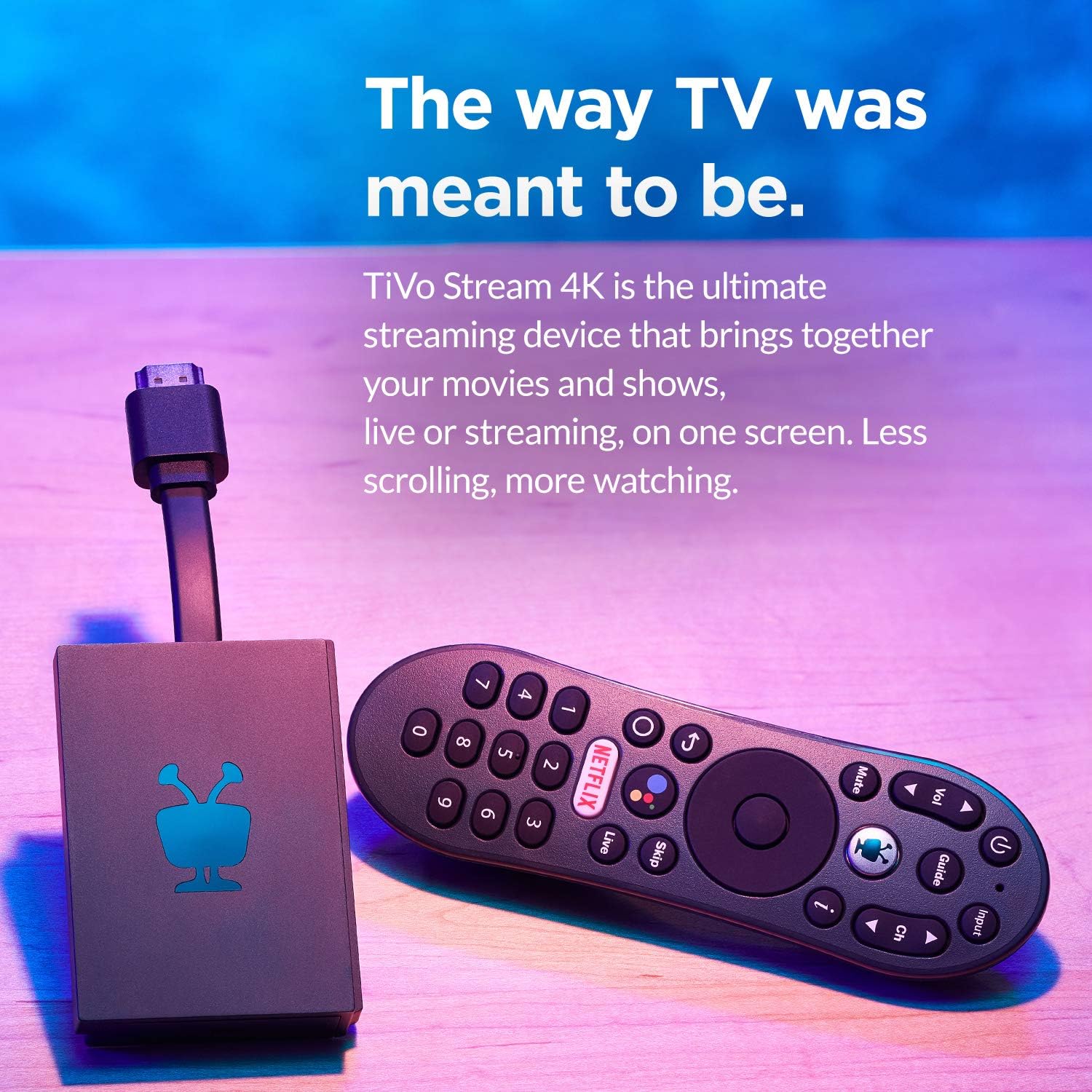 TiVo Stream 4K – Every Streaming App and Live TV on One Screen – 4K UHD