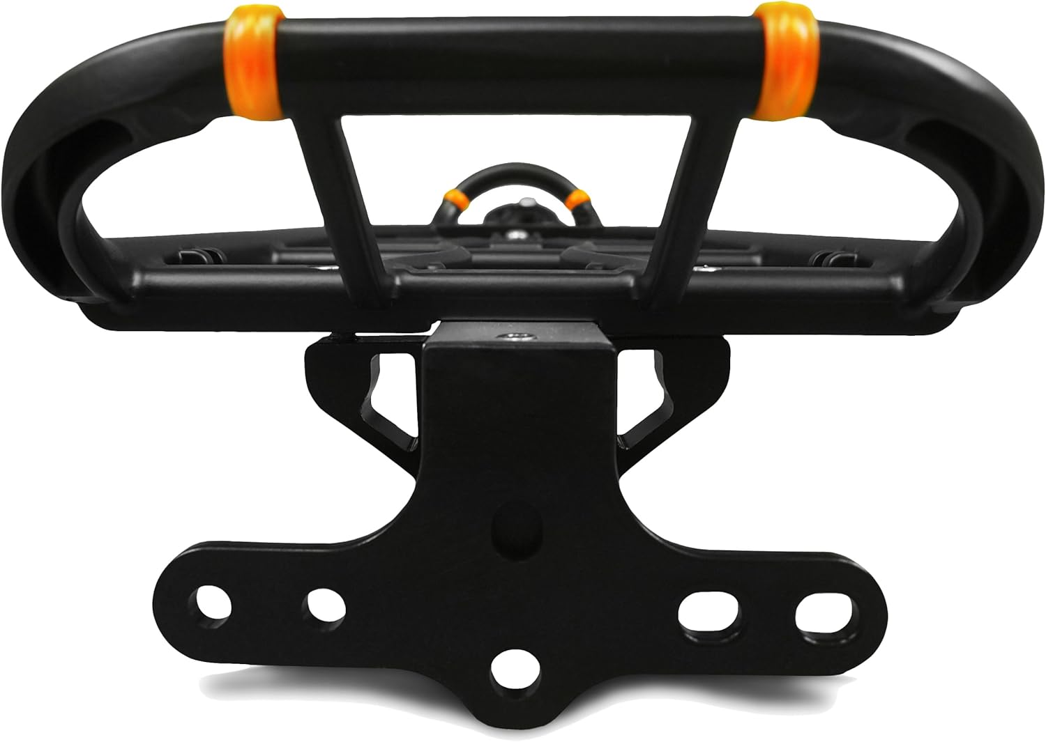 Ibera Seatpost-Mounted Rear Bike Rack - Quick-Release Bike Cargo Rack for 26"/700c Frames - 22 lbs Capacity & Adjustable Length - Weather Resistant