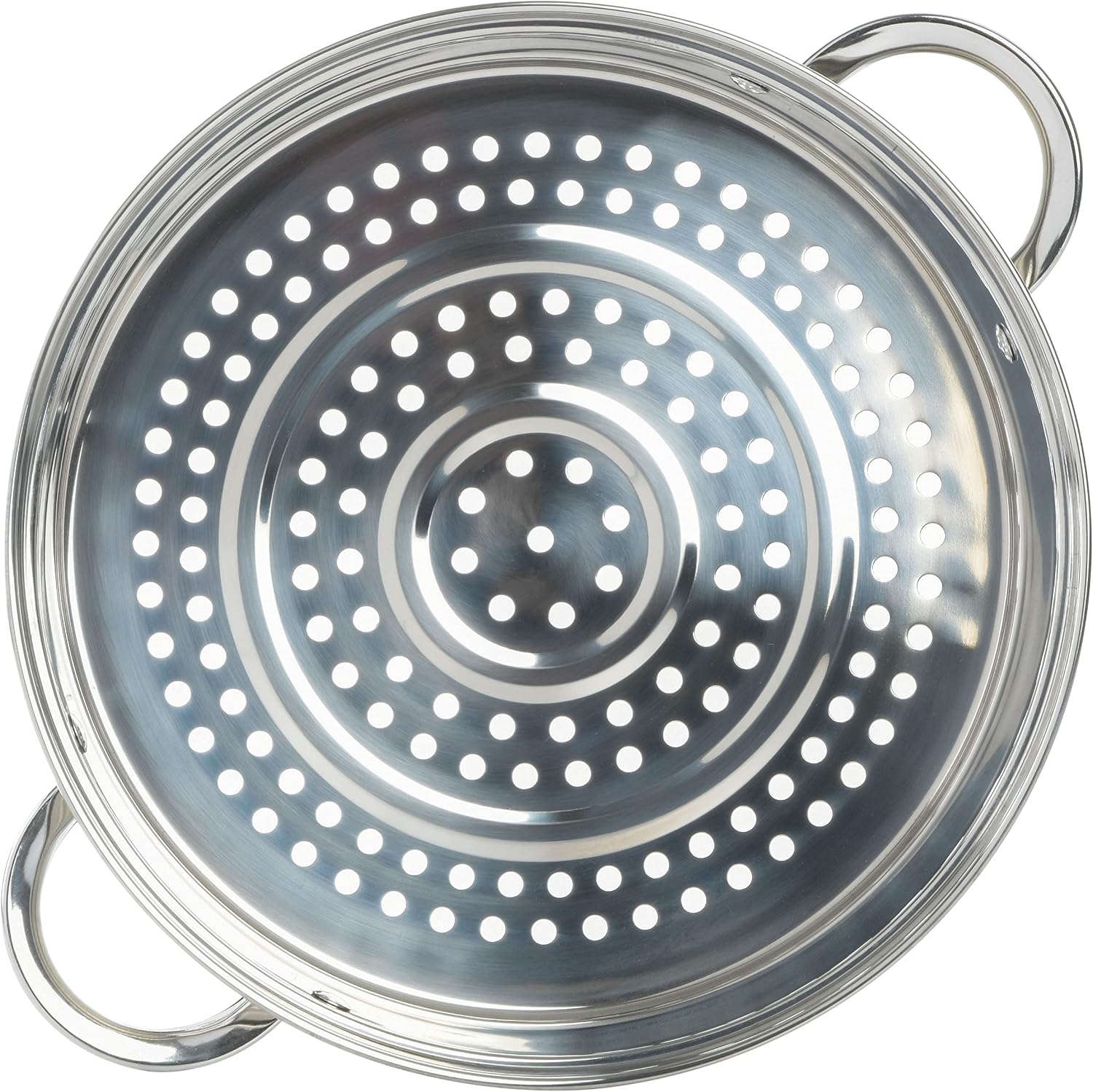 Oster Dutch Oven with Steamer Basket 3-Quart - Sangerfield Stainless Steel, Stovetop Steamer for Vegetables, Rice & Tamales, Dishwasher Safe