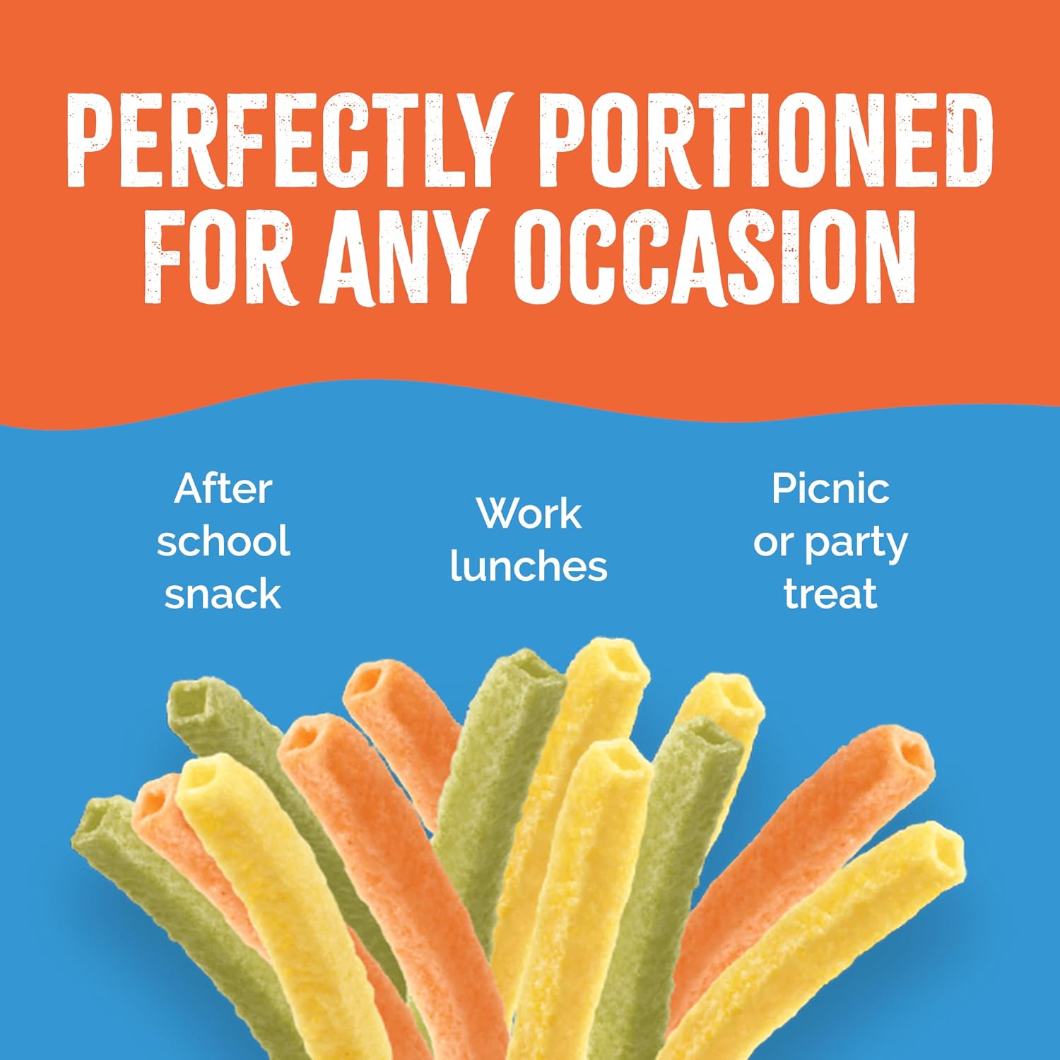 Sensible Portions Garden Veggie Snacks - Veggie Straws, Gluten Free, Snack Size Sea Salt, 1 Oz (Pack of 24)