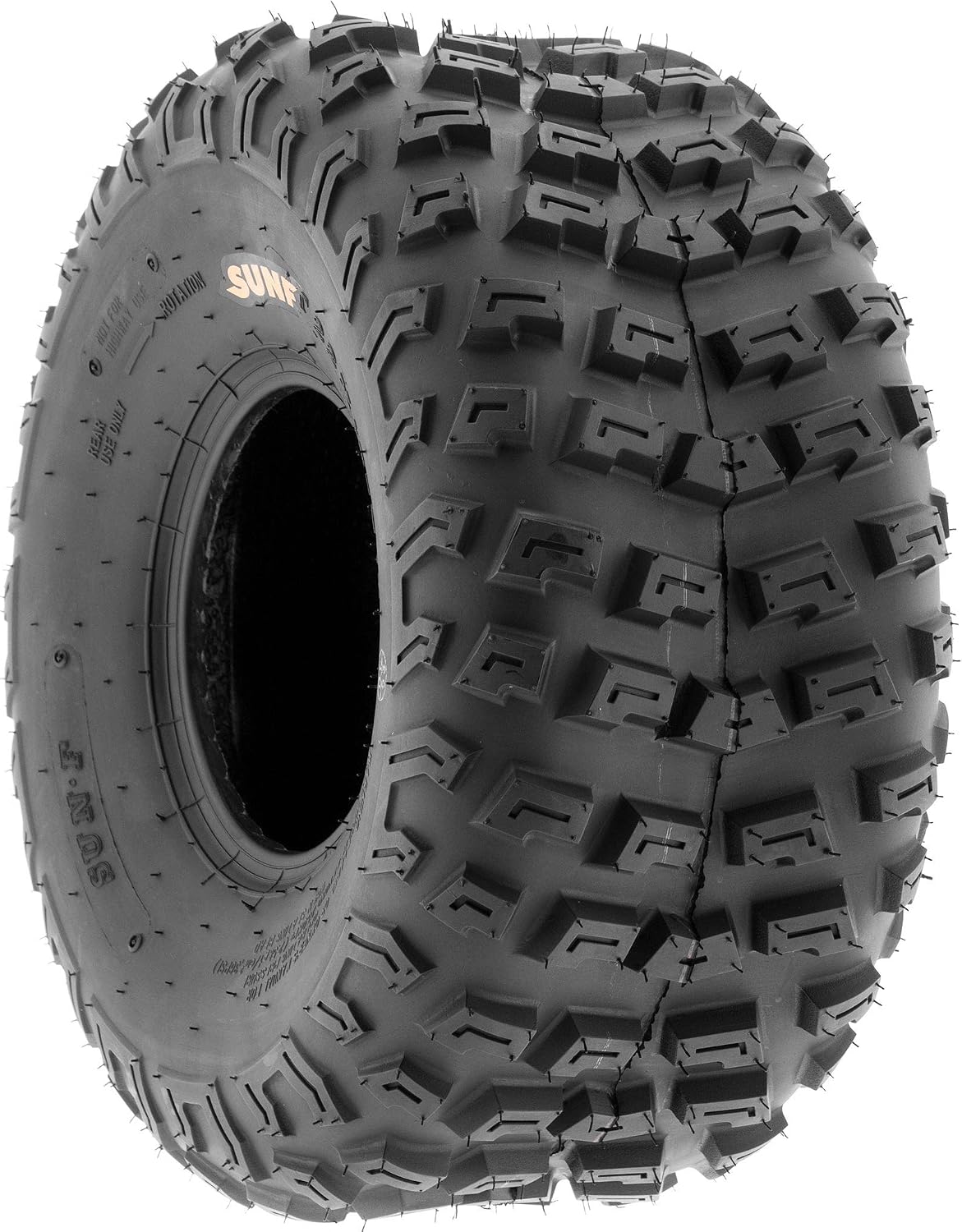 SunF 22x10-8 22x10x8 Knobby ATV UTV Tire 6 PR Tubeless - A030