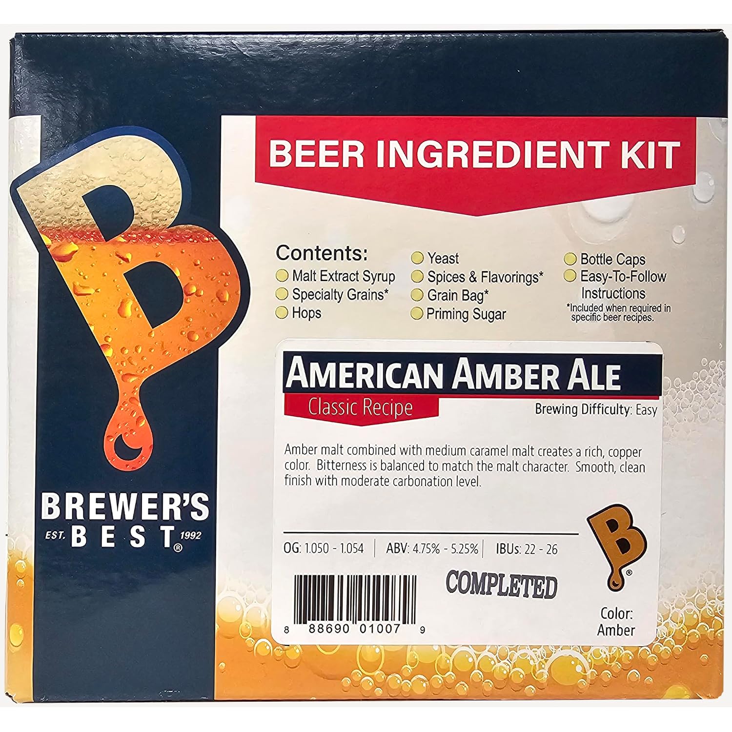 American Amber Homebrew Beer Ingredient Kit