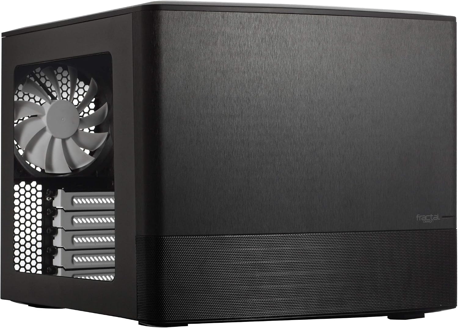Fractal Design Node 804 - Black - Cube Compact Computer Case - mATX - High Airflow - Modular Interior - 3X Fractal Design Silent R2 120mm Fans