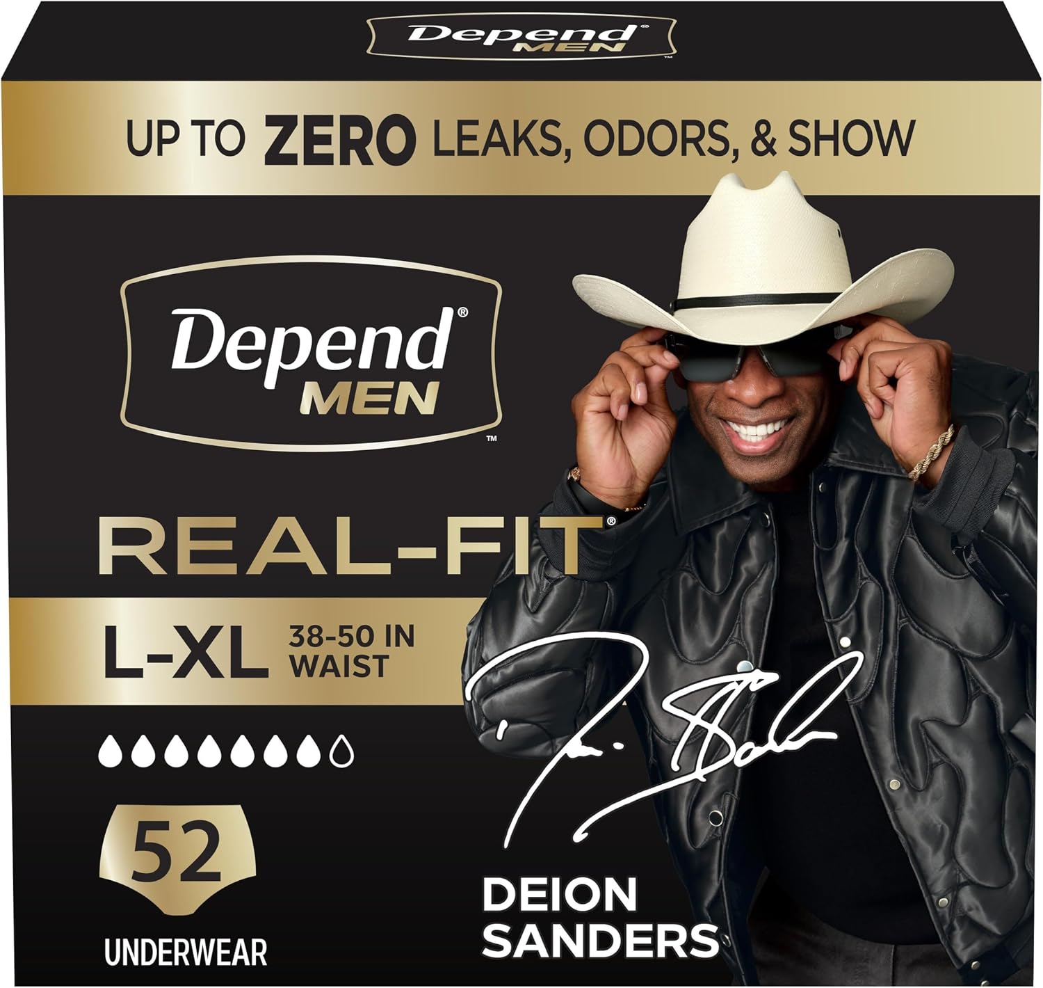 Depend Real Fit Adult Diapers, Incontinence Underwear for Men, Disposable, Maximum Absorbency, Small/Medium, Grey, 56 Count (2 Packs of 28), Packaging May Vary