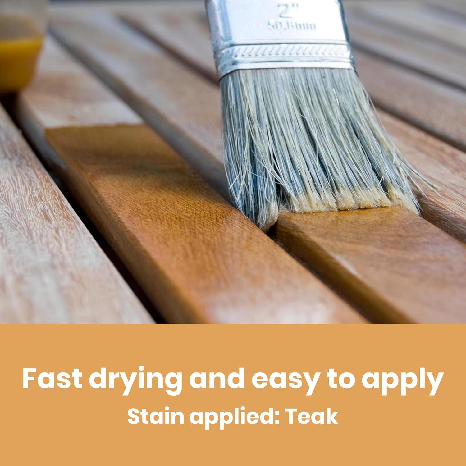 Furniture Clinic Wood Stain | Dark Oak | Water Based | Fast Drying, Low Odor