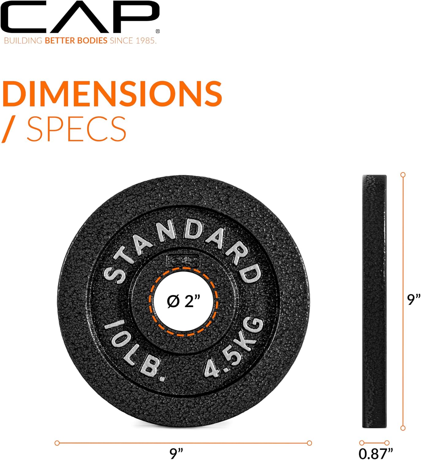 CAP Barbell 2-Inch Olympic Weight Plate | Multiple Options