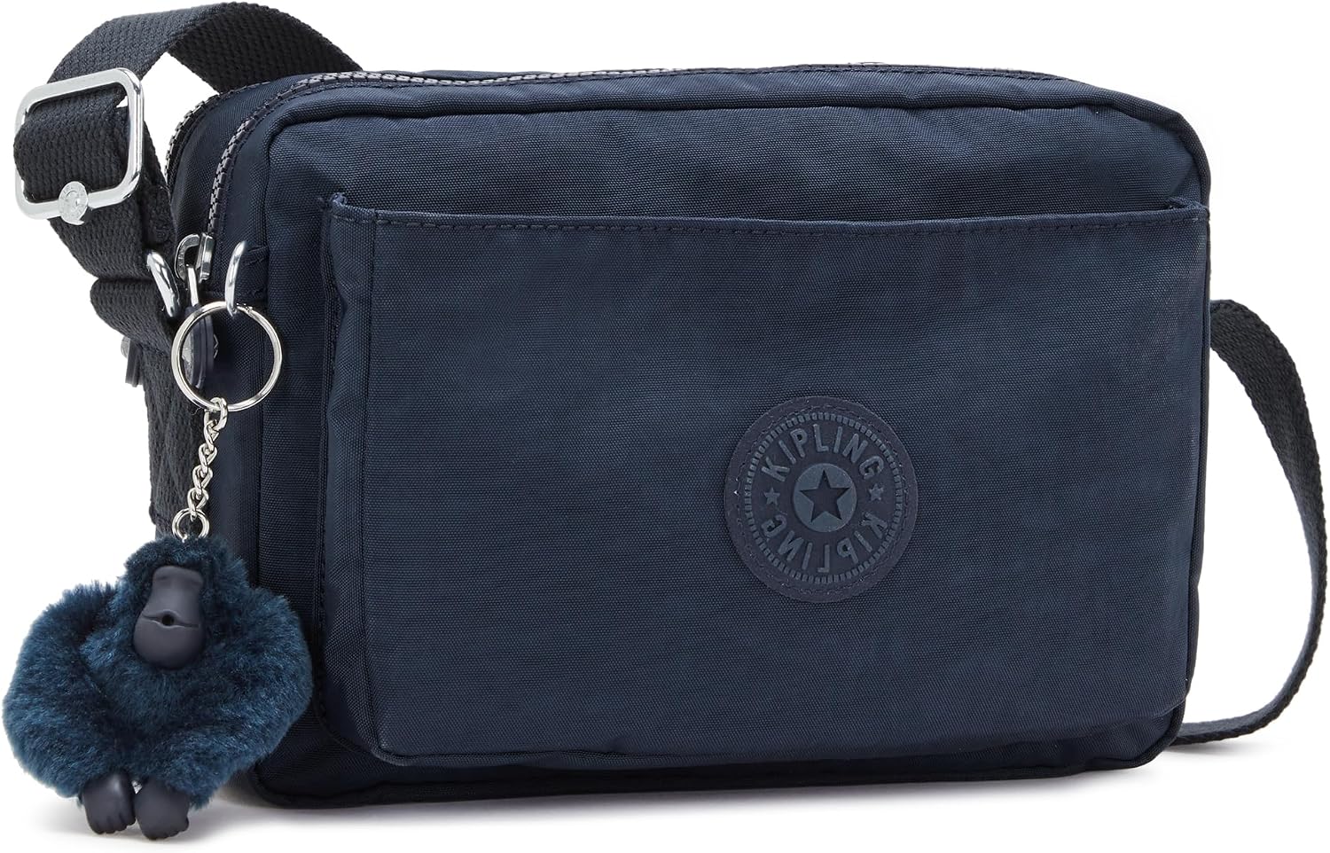 Kipling Women’s Abanu Medium Crossbody Bag, Lightweight, Adjustable Nylon Waist Pack with Multi-Compartment Zip Pockets
