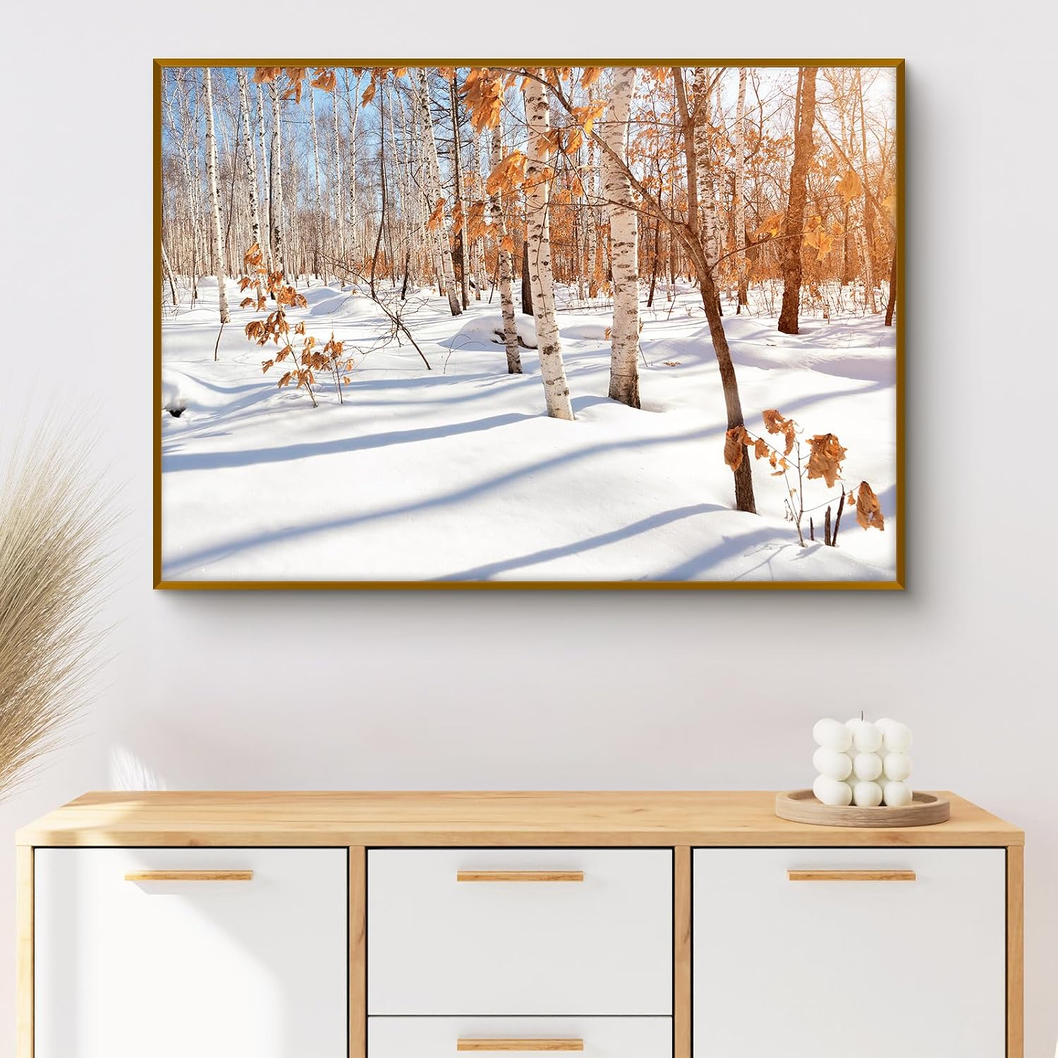 Golden State Art 3 Pack 12x12 Black Aluminum Frames, Real Glass Fronts