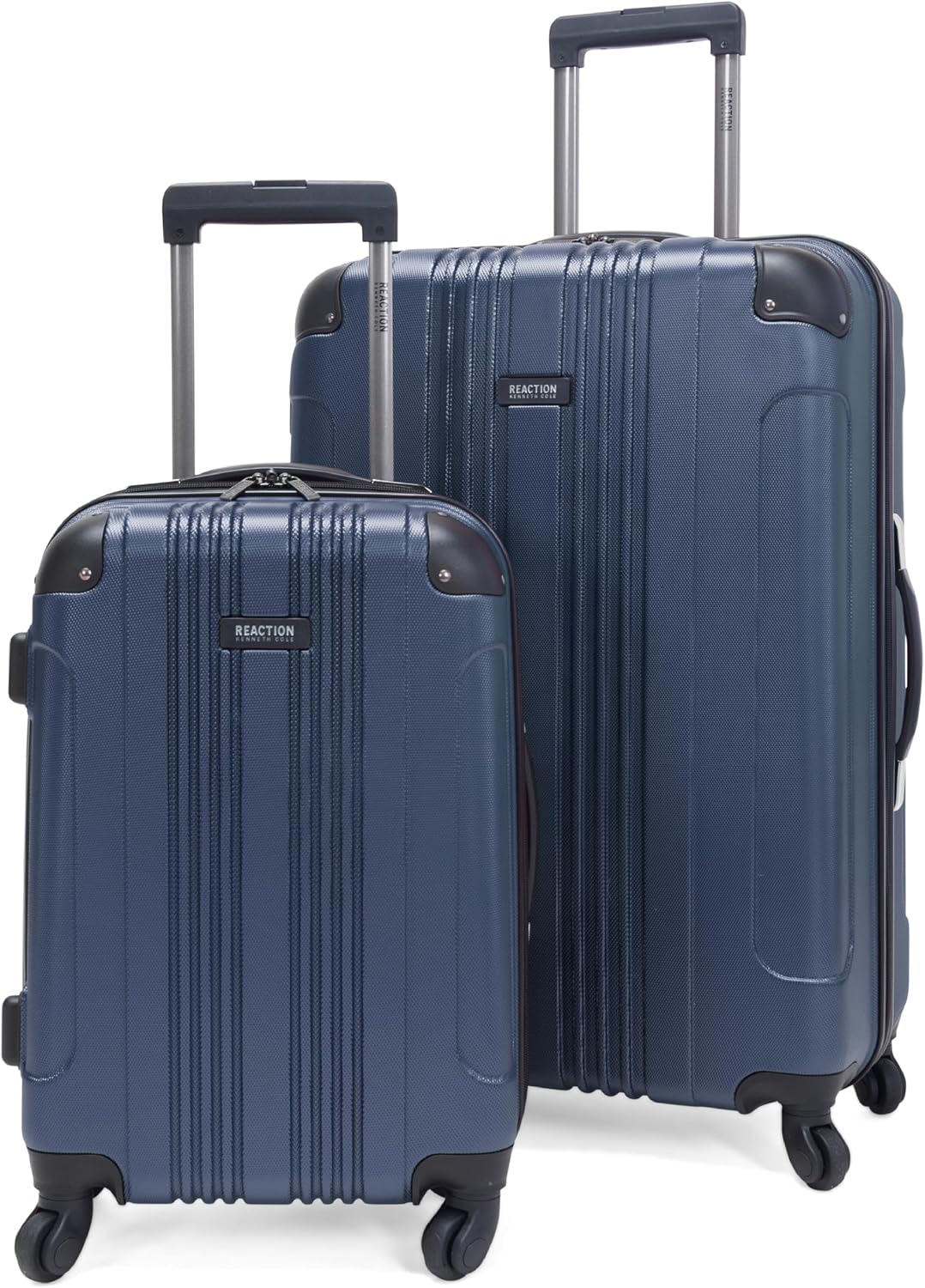 Kenneth Cole REACTION Out of Bounds Lightweight Hardshell 4-Wheel Spinner Luggage, Teal, 20-Inch Carry On