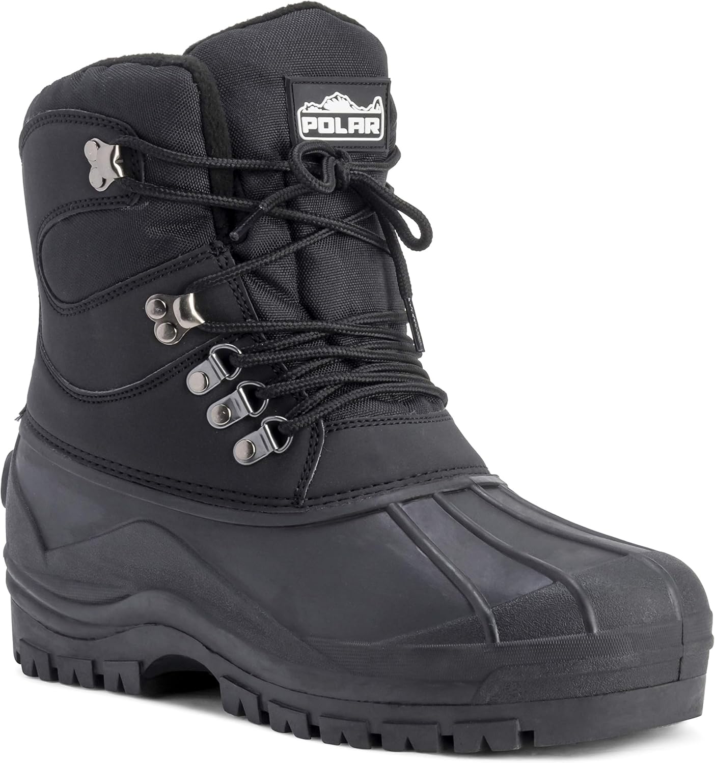 POLAR Mens Snow Waterproof Duck Hiking Bean Hiker Walking Short Ankle Boots