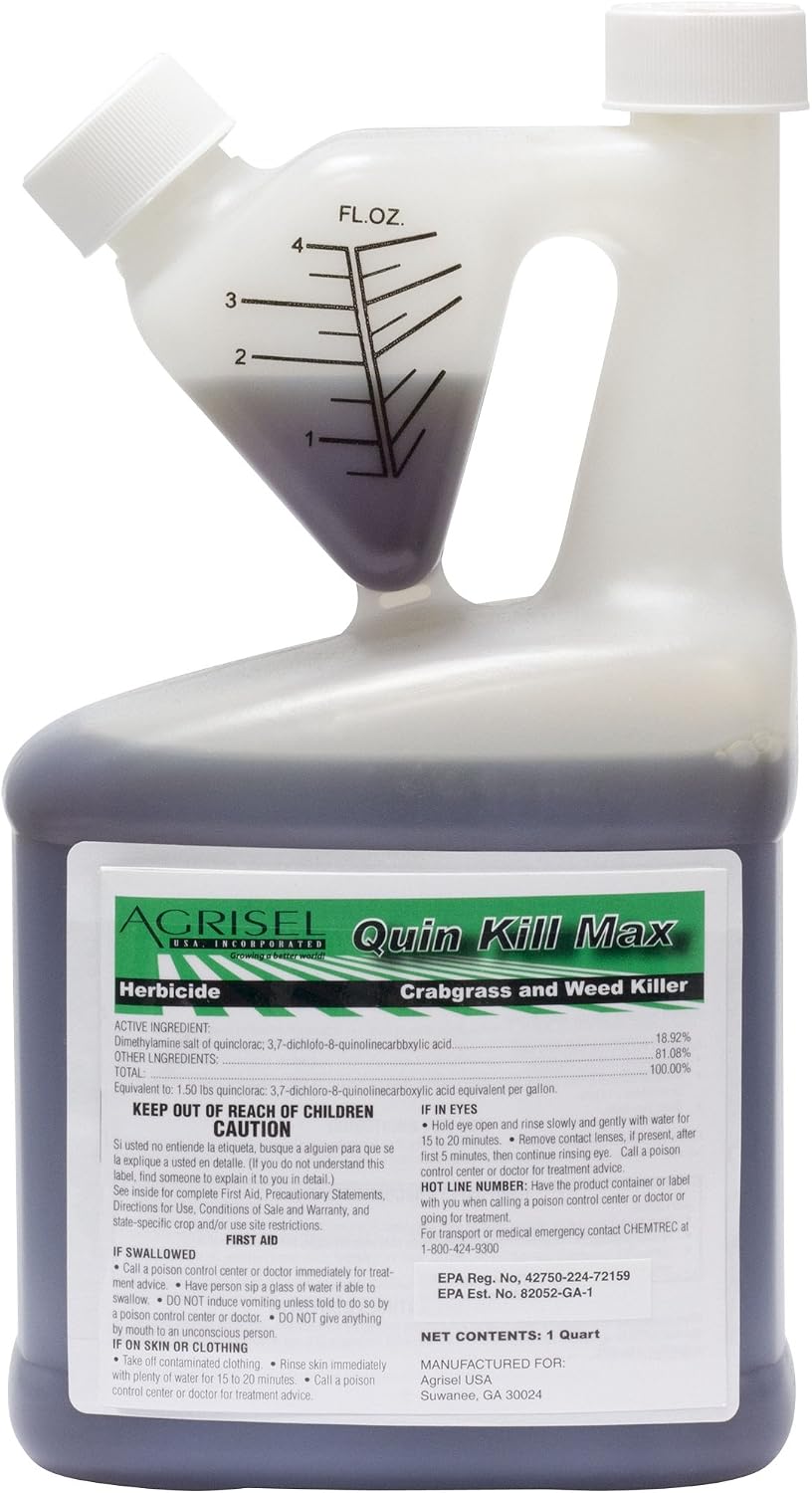DavesPestDefense QuinKill Max Crabgrass and Weed Killer - Quart