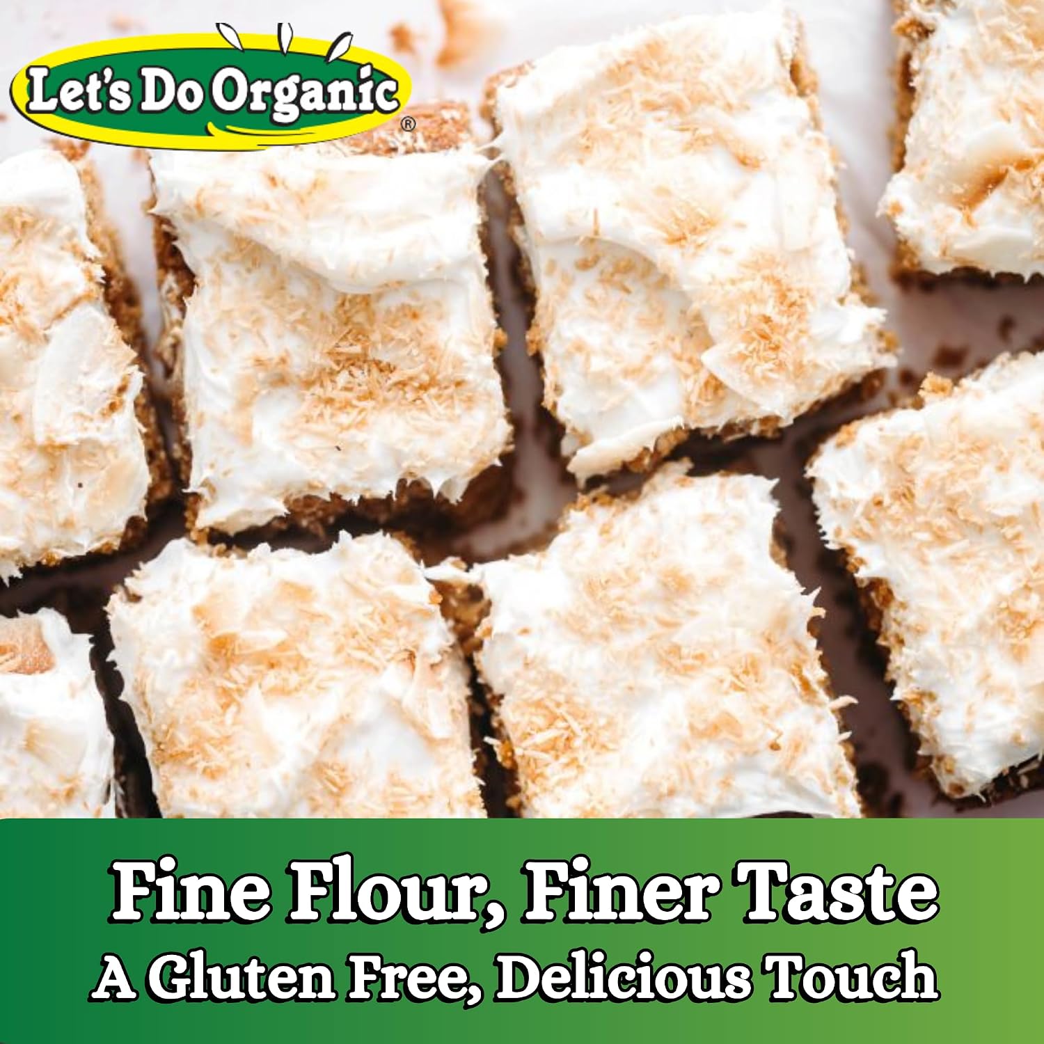 Let's Do Organic Coconut Flour, For Baking, Gluten Free - 16 Oz (Pack of 6) | Wheat Flour Alternative, High in Fiber & Protein, Non-GMO Project Verified, USDA Organic