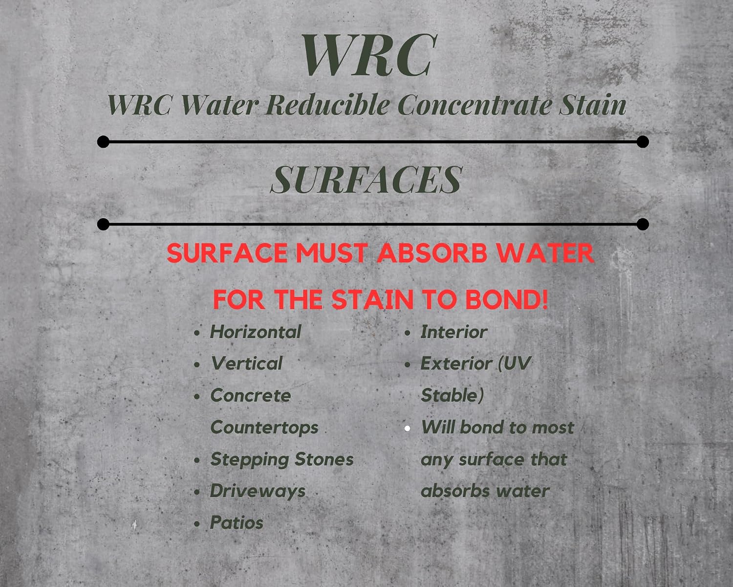 Concrete Stain Concentrate Just Add Water, User & Eco-Friendly Semi-Transparent Professional Grade Cement Stain, Concrete Resurrection Brand 32 Ounce Mocha - Medium Brown