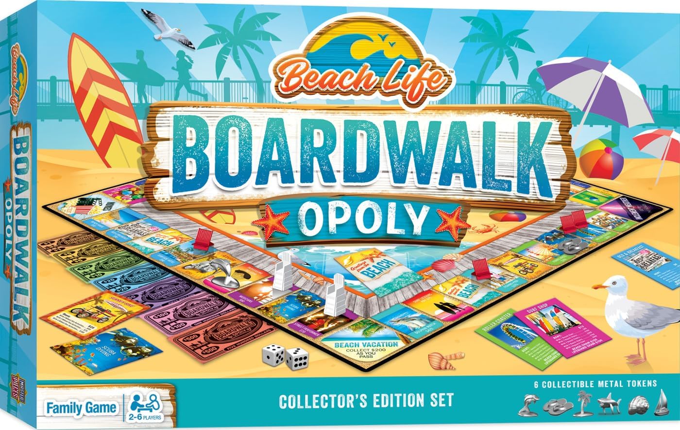 MasterPieces Opoly Board Games - Coca-Cola Opoly - Officially Licensed Board Games for Adults & Families