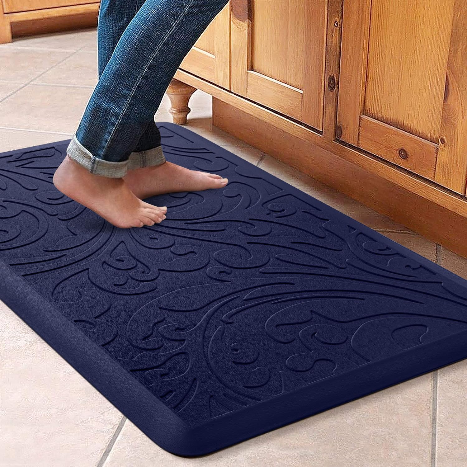 Kitchen Mat Cushioned Anti-Fatigue Comfort Standing Mat Rug for Home,Office