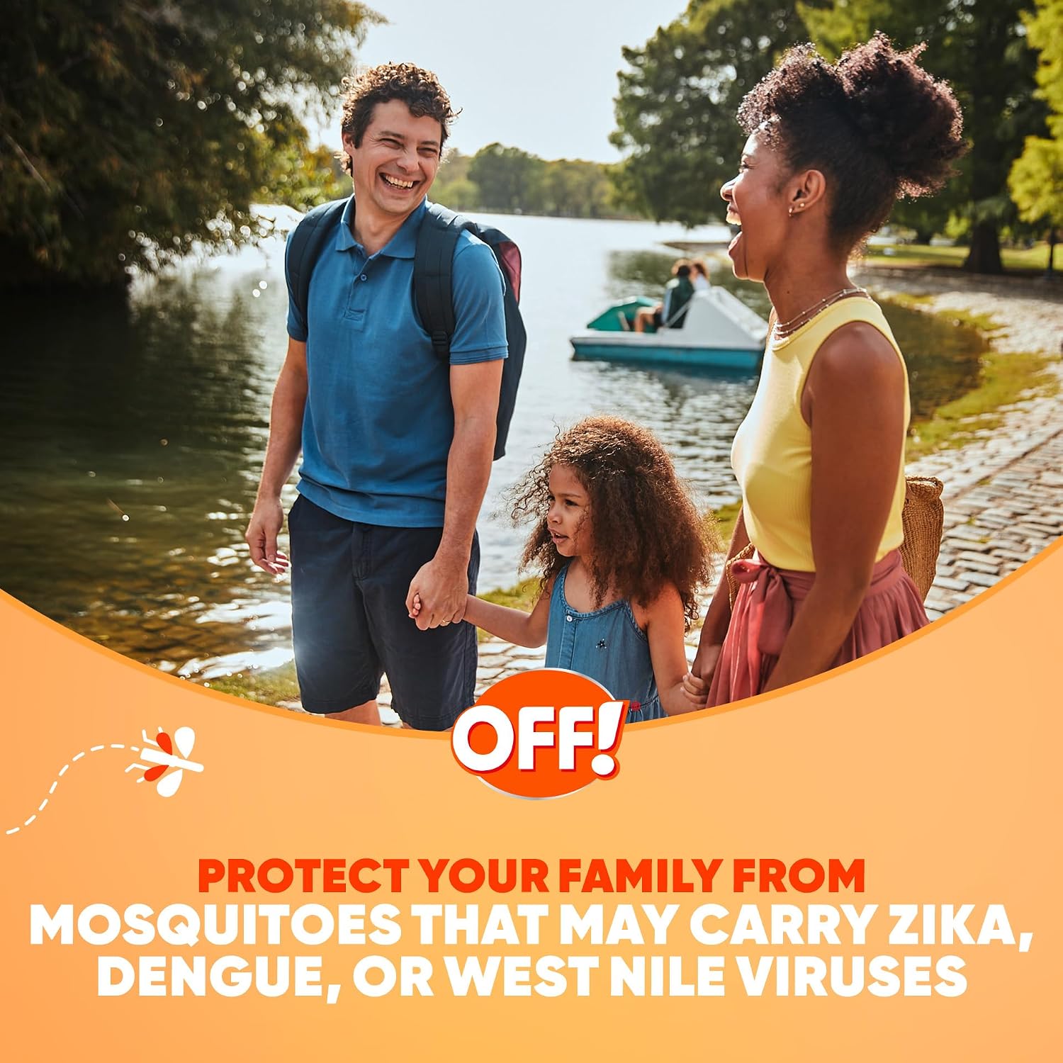 OFF! Family Care Mosquito & Tick Repellent Aerosol, Bug Spray Containing 15% DEET, Smooth & Dry Bug Spray, 4 Oz (Pack of 2)