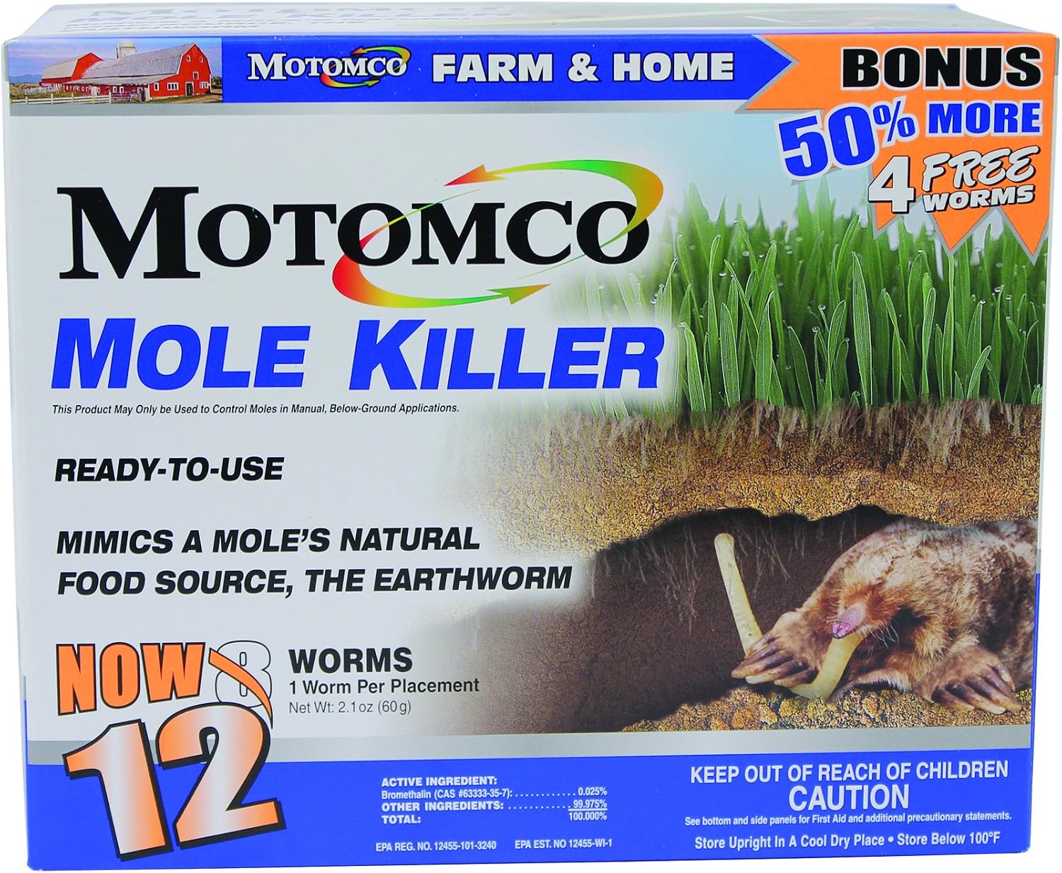 Mole Killer Ready to Use Bonus Box