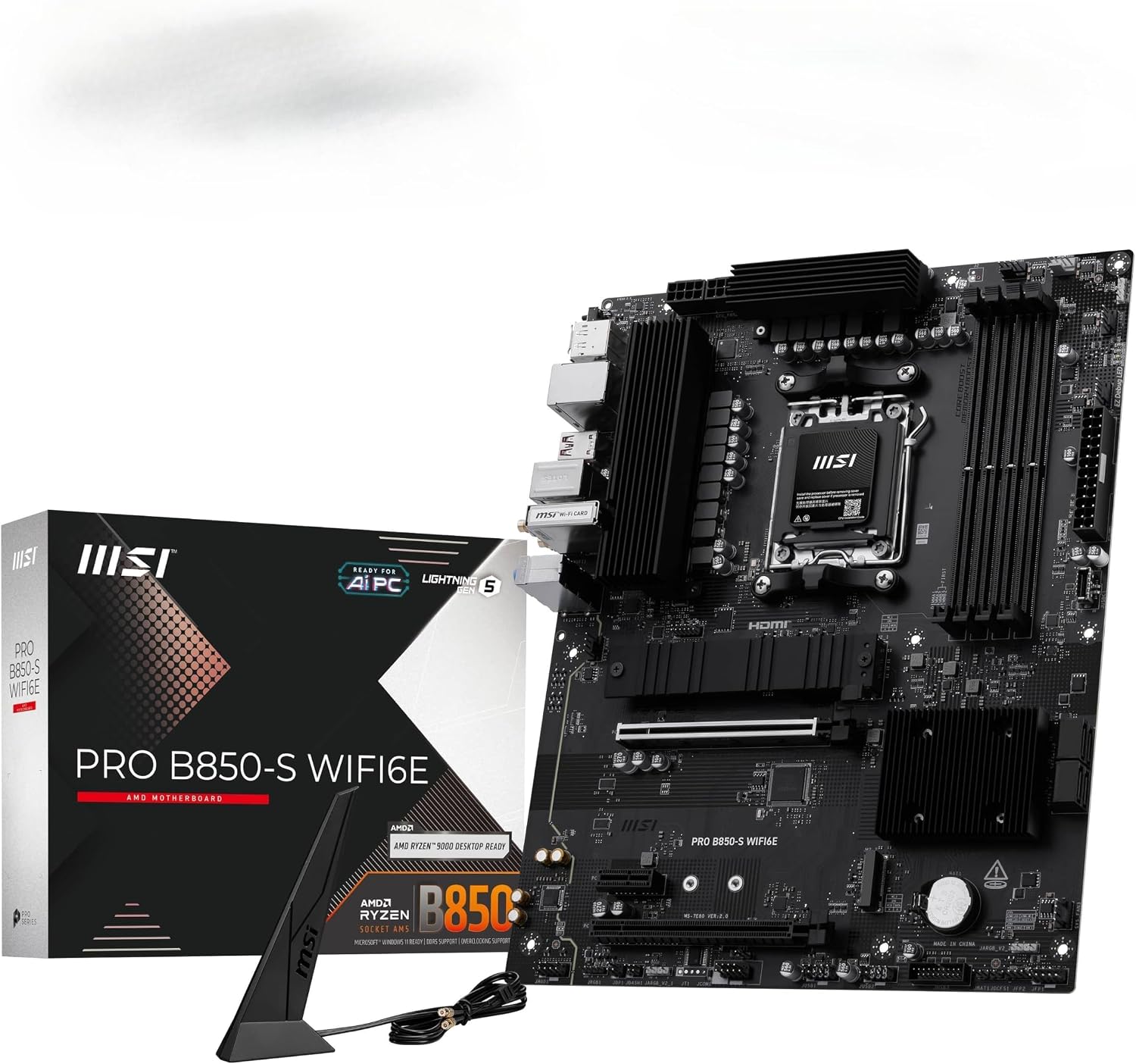 NEWEGG Motherboard CPU Memory Combo - B550M Micro ATX Motherboard Bundle with Ryzen 5 5500 6-Core 3.6 GHz CPU and 16GB (2 x 8GB) 288-Pin PC RAM DDR4 3600 Desktop Memory