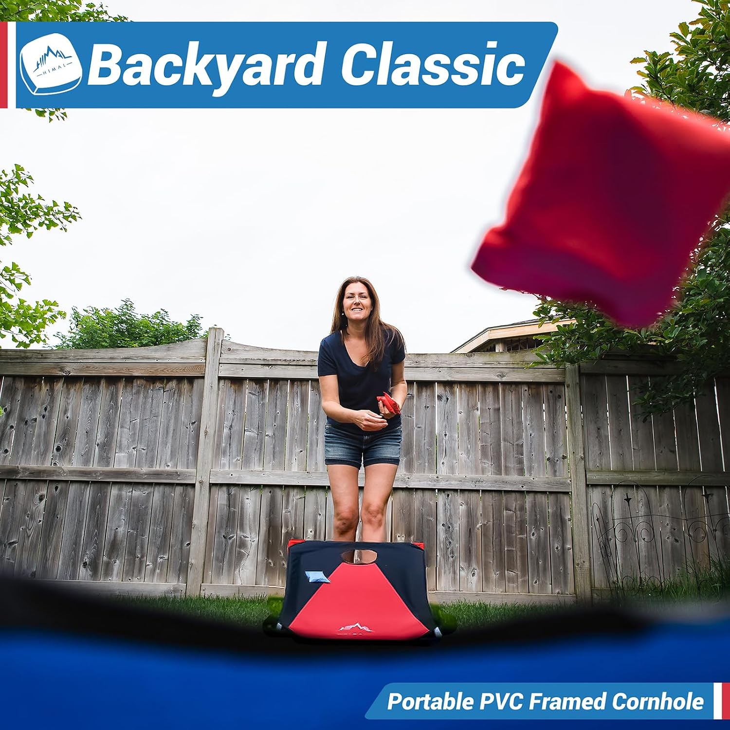 Himal Outdoors Portable Cornhole Board Set 3 x 2-feet