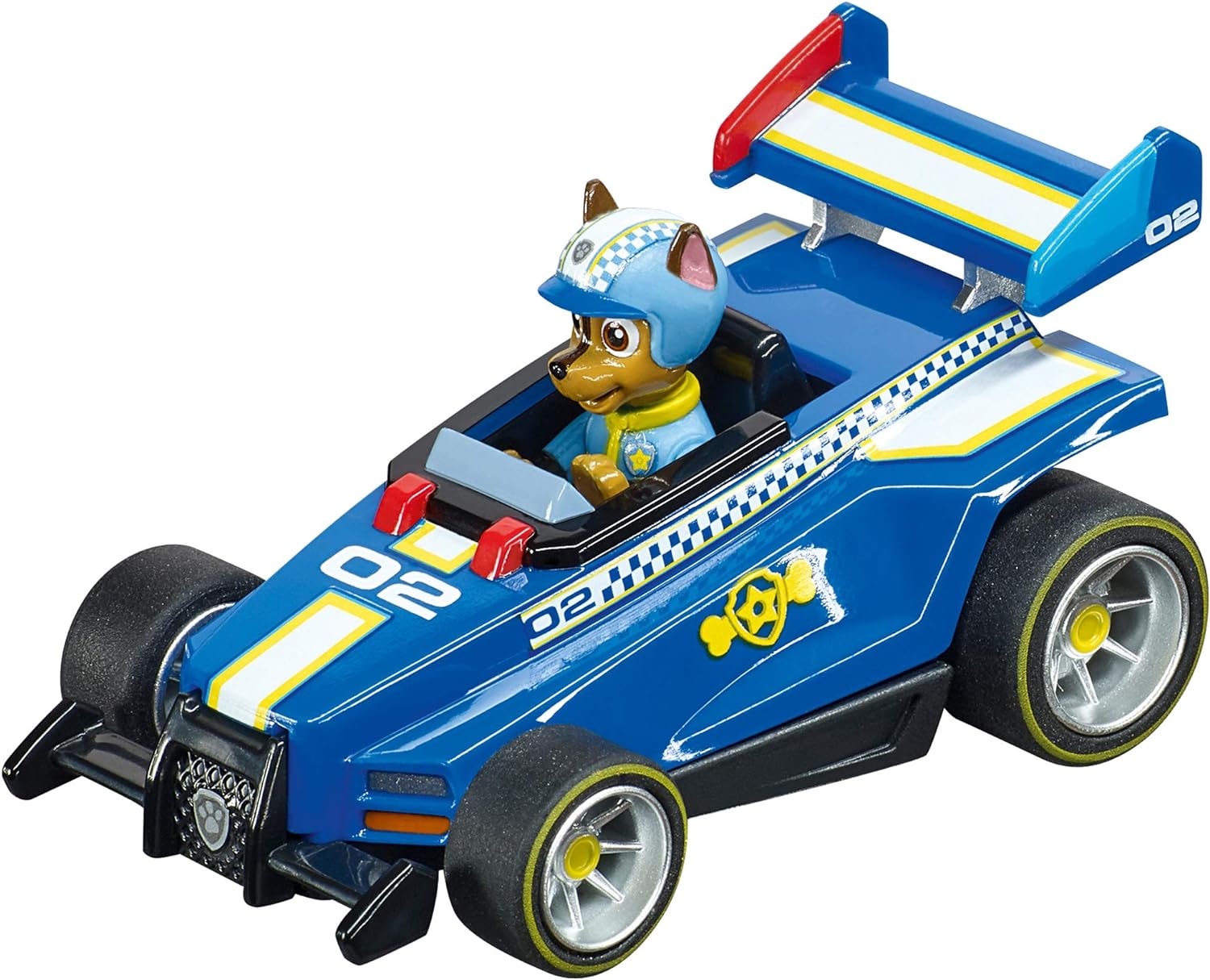 Carrera GO 63514 Official Licensed PAW Patrol Battery Operated 1:43 Scale Slot Car Racing Toy Track Set with Jump Ramp Featuring Chase and Marshall
