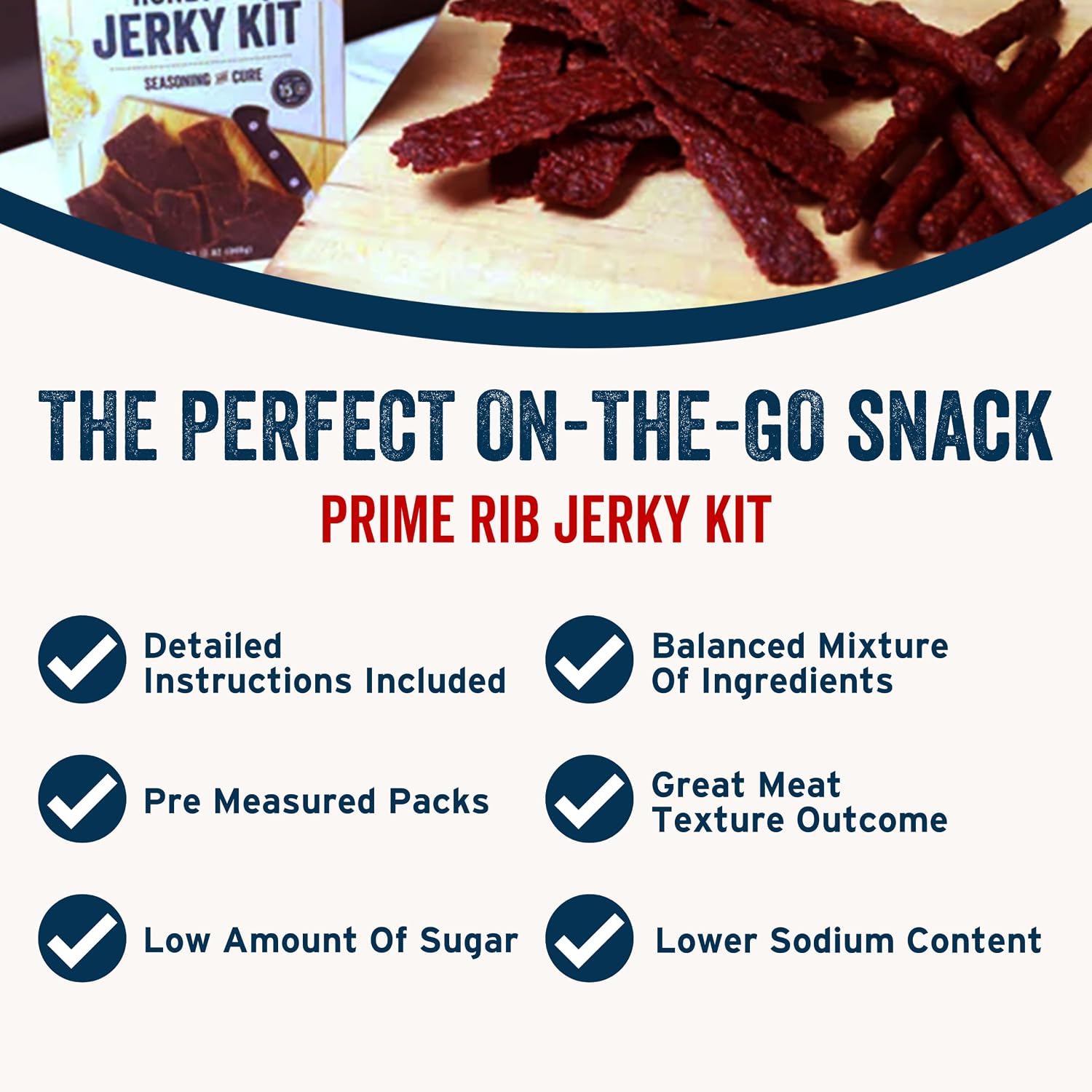PS Seasoning Jerky Seasoning and Cure Kit (Cracked Pepper & Garlic)- Award-Winning DIY Beef Jerky Making Kit with Seasoning Mix & Cure- Oven, Smoker, Dehydrator- Great for Beef, Turkey, Venison