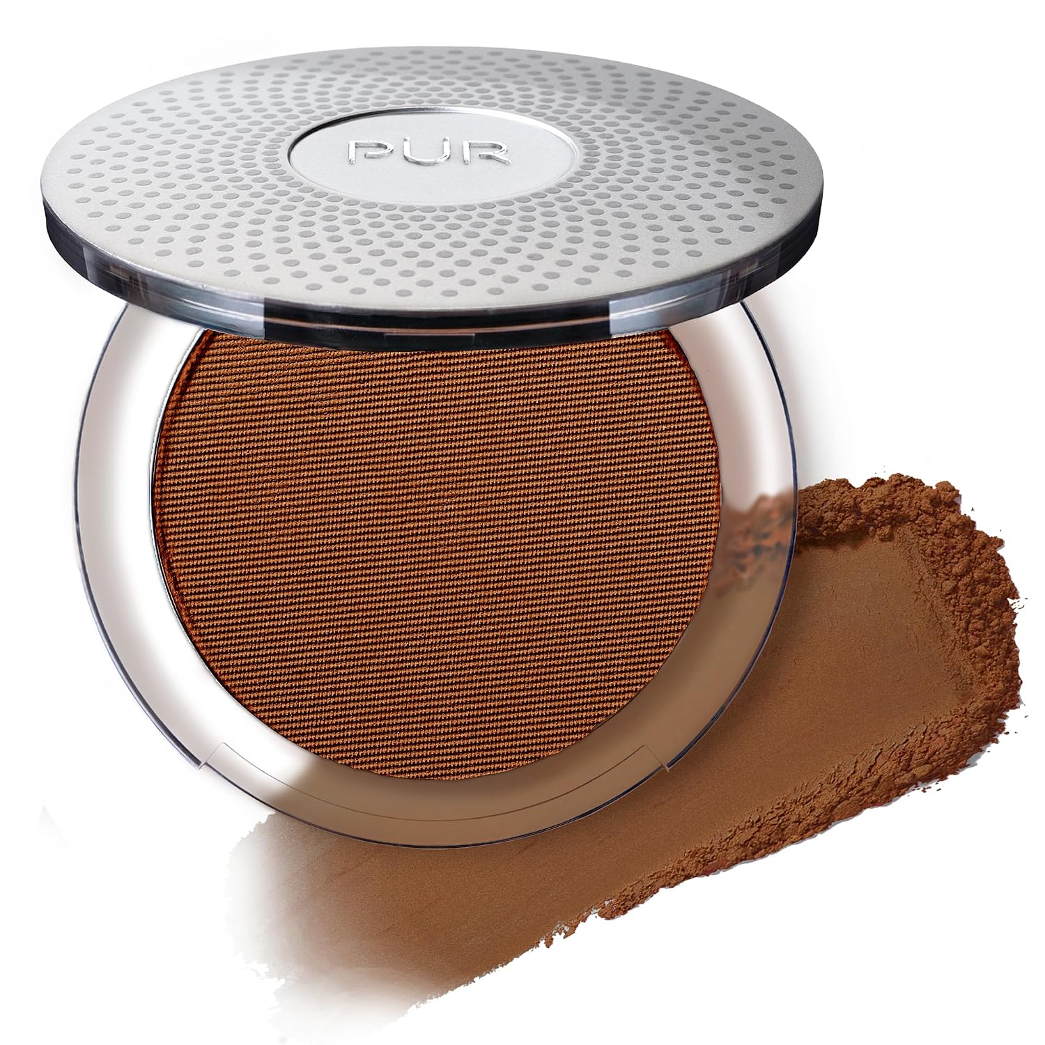 PÜR 4-in-1 Pressed Mineral Makeup Powder Foundation with SPF 15 | Buildable Foundation Coverage - Smooth, Even-Looking Complexion Makeup Delivers Custom Coverage and Comfortable Everyday Wear