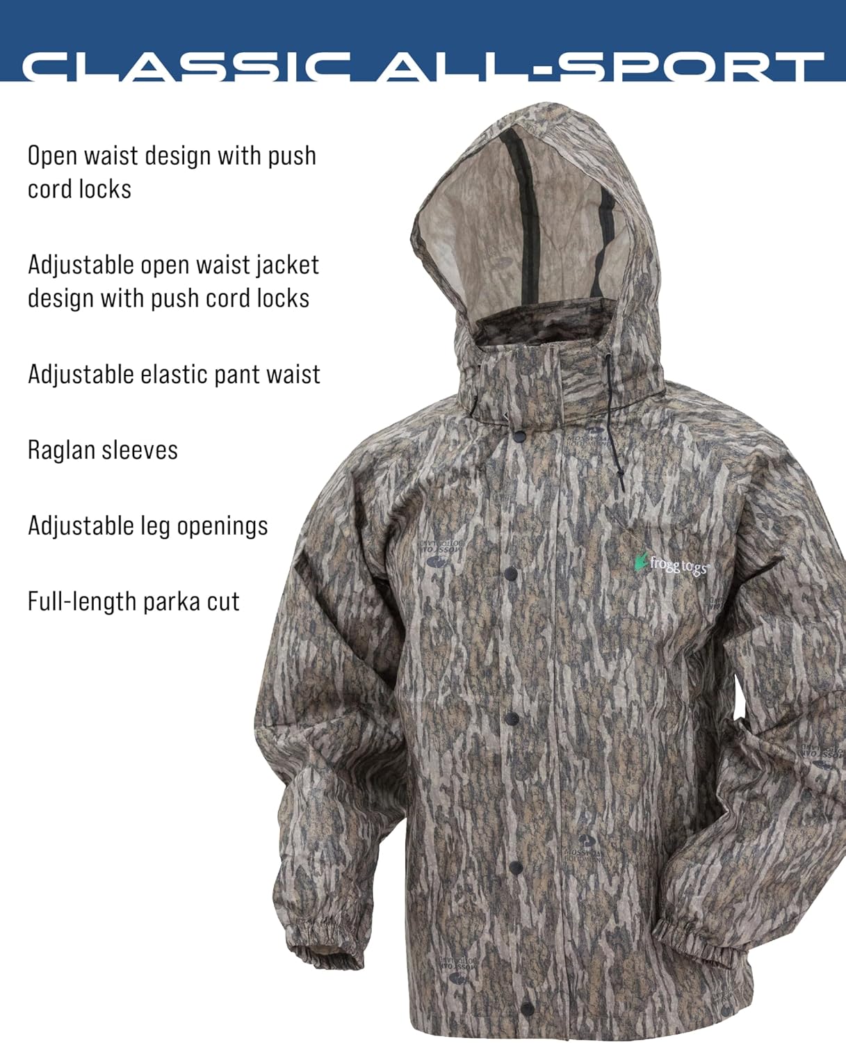 FROGG TOGGS Men's Classic All-Sport 3-Layer Waterproof Breathable Rain Suit