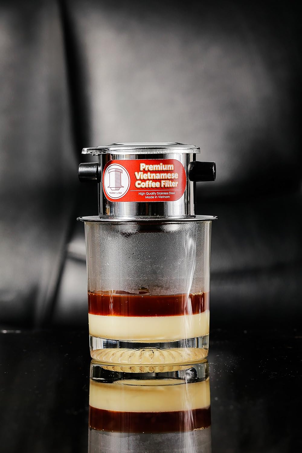 Vietnamese Drip Coffee Maker Filter. Single Cup Serve. Inox. 6 oz Small Stainless Steel