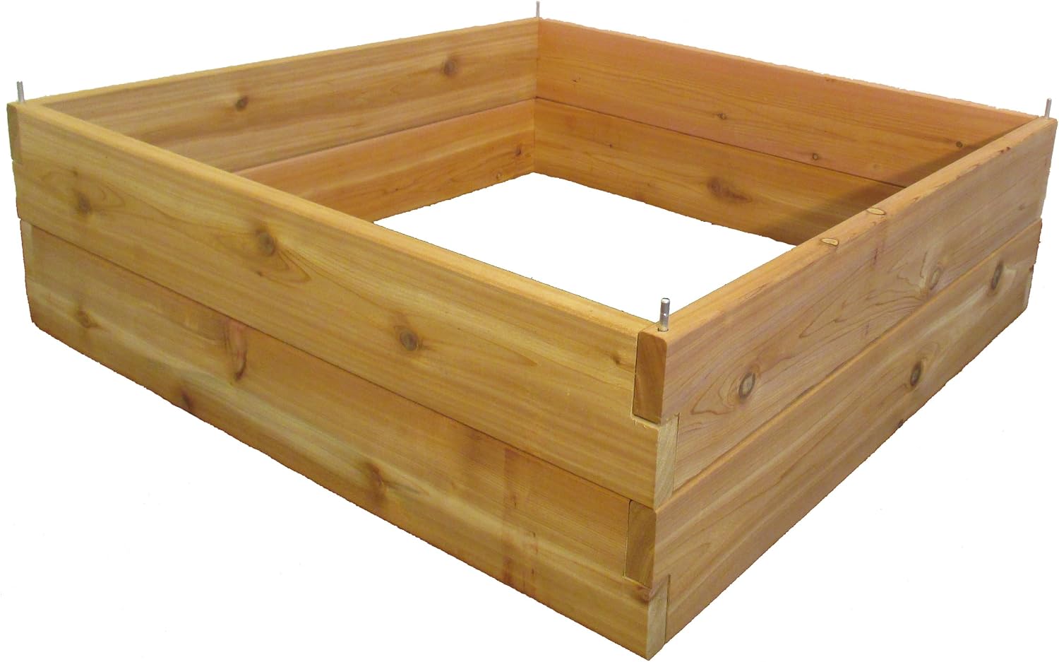 3 ft x 3 ft x 11 in Raised Garden Bed Kit - Made from 1" Thick Western Red Cedar from North America