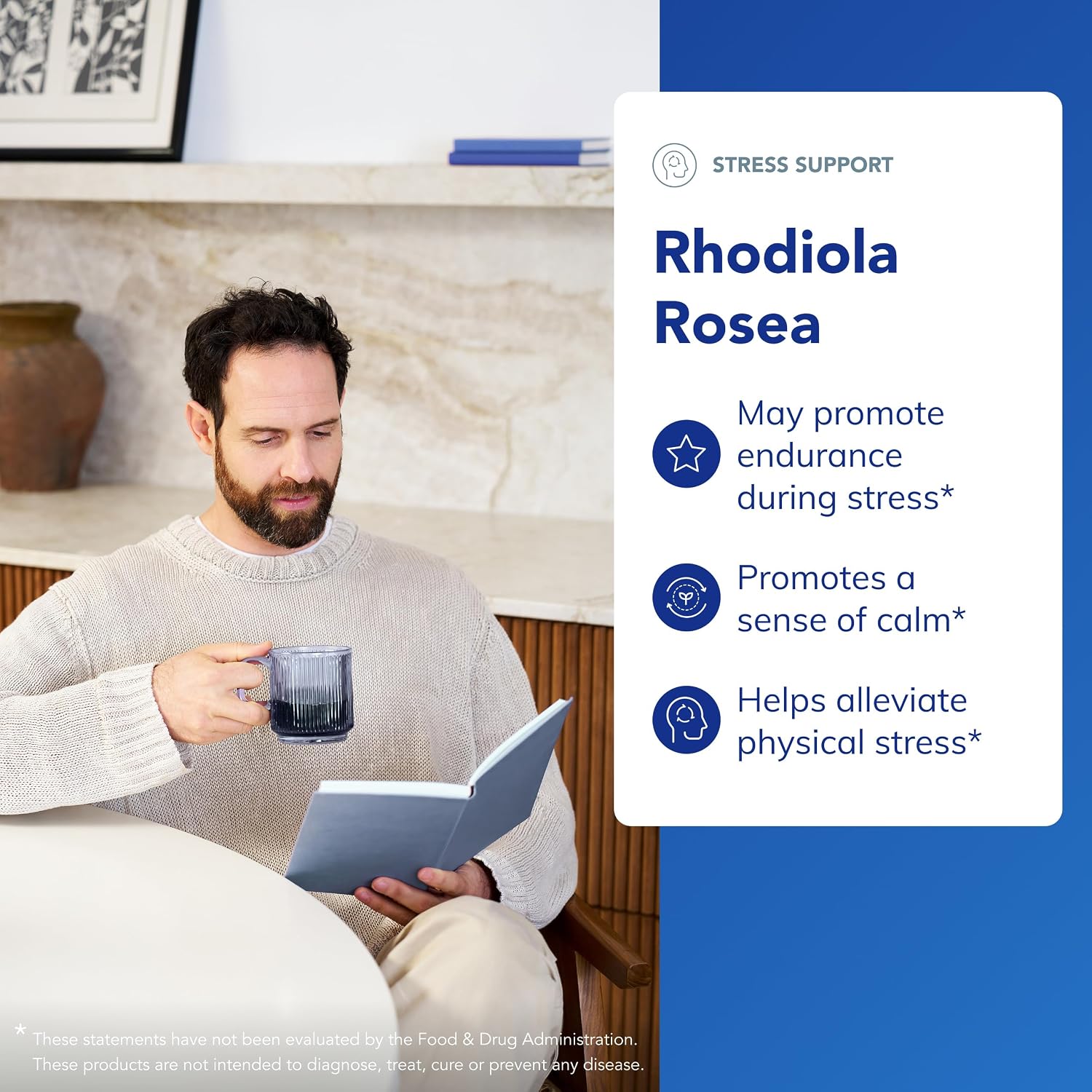 Pure Encapsulations Rhodiola Rosea - for Occasional Stress, Endurance & Fatigue Relief* - with Adaptogens - Gluten Free & Vegan - 90 Capsules | Hypoallergenic Supplement to Moderate Occasional Physical Stress and Discomfort*