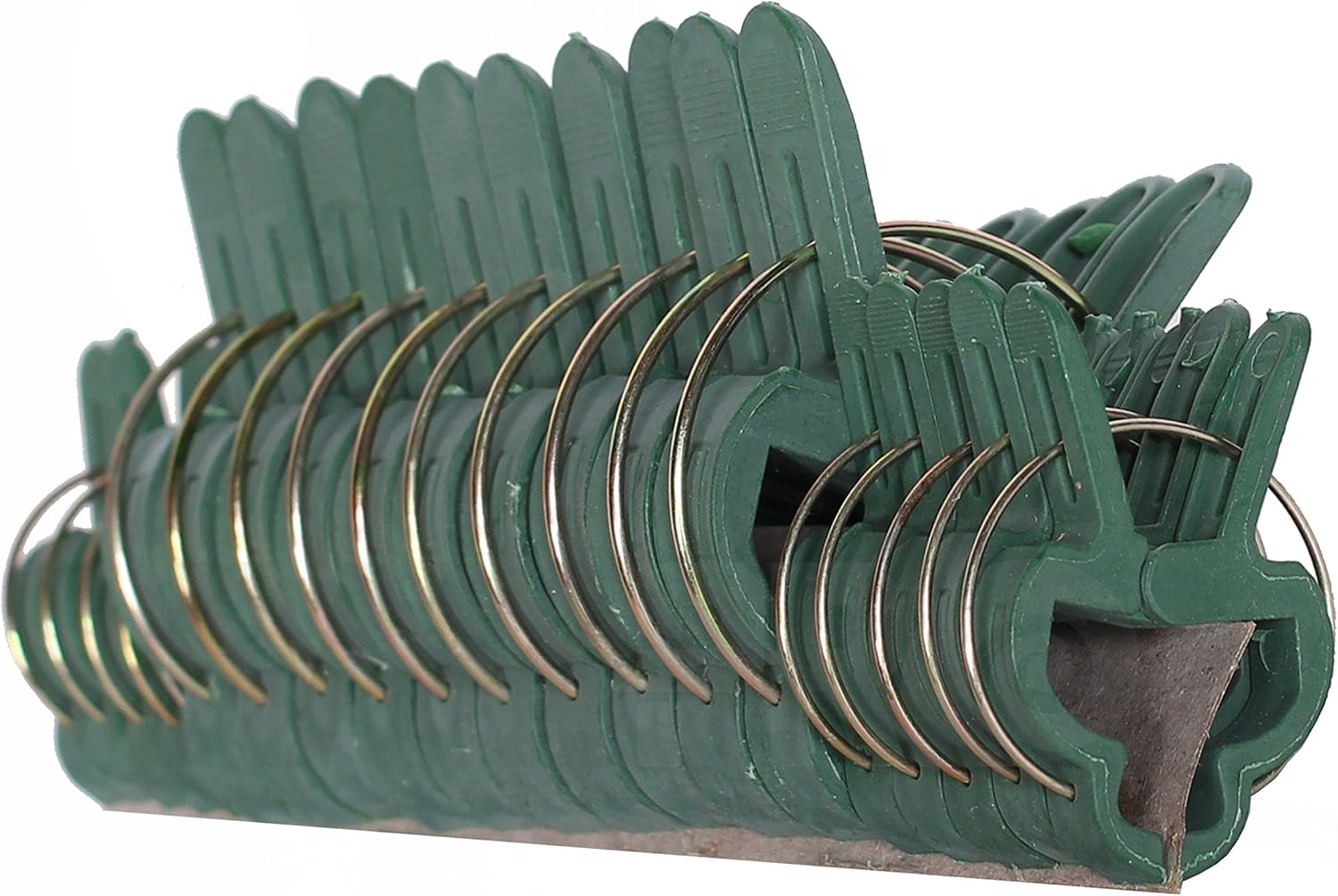 Plant Clips 40 Piece Green Gentle Gardening Plant & Flower Lever Loop Gripper Clips, Tool for Supporting or Straightening Plant Stems, Stalks, and Vines, Garden Clips, by RamPro