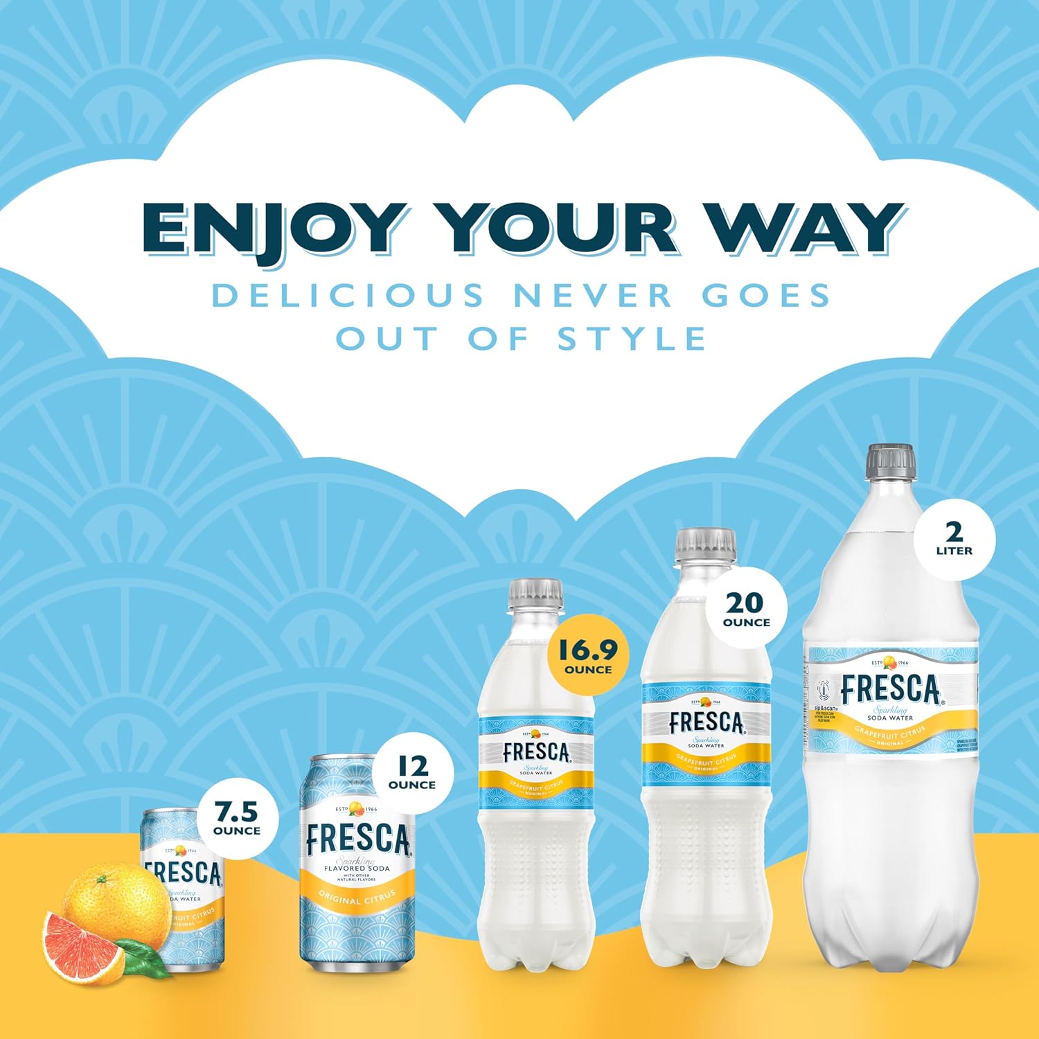 Fresca Citrus Soda, 12 Ounce (Pack of 12).