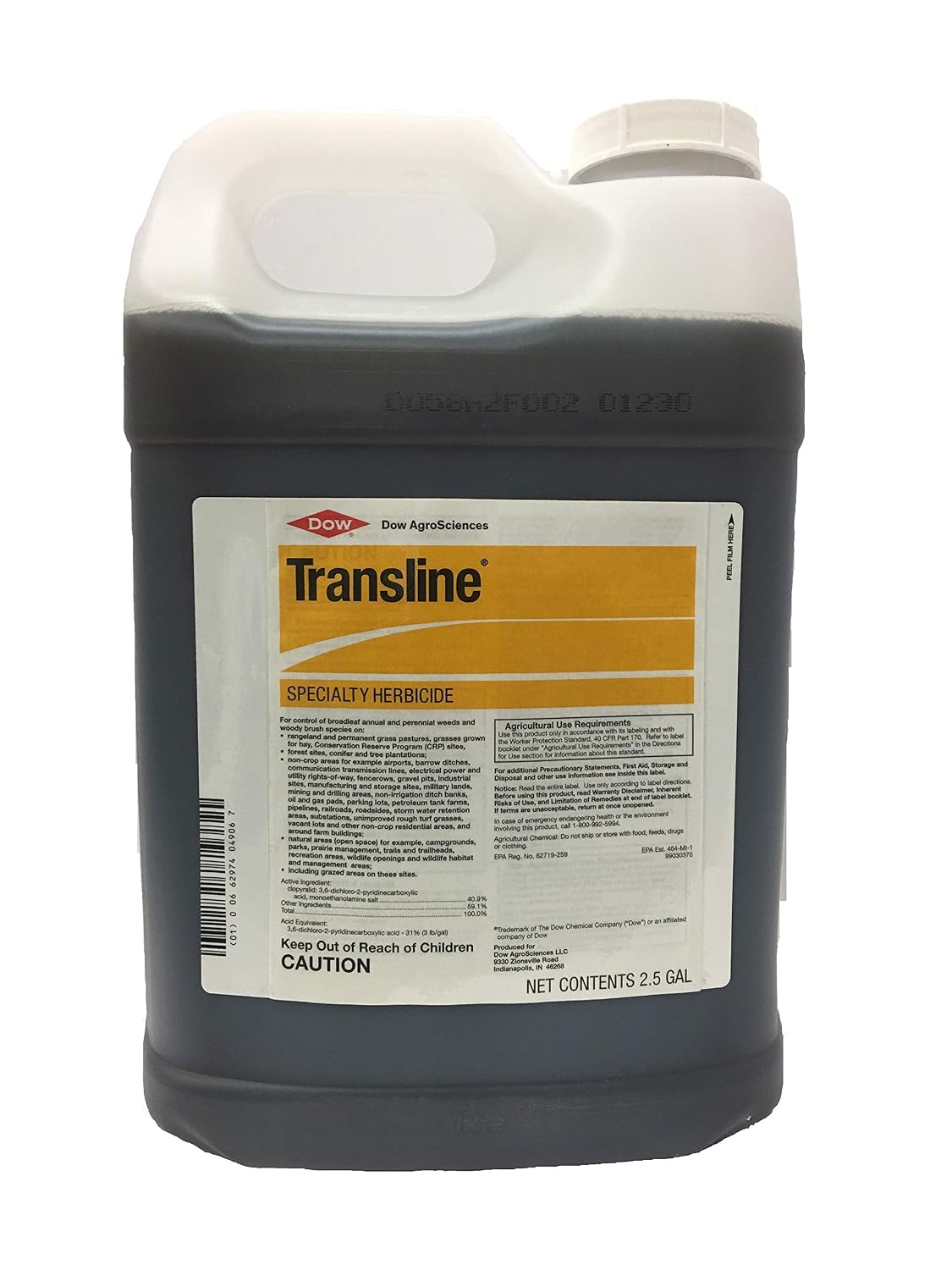 with Clopyralid-2.5 Gallon