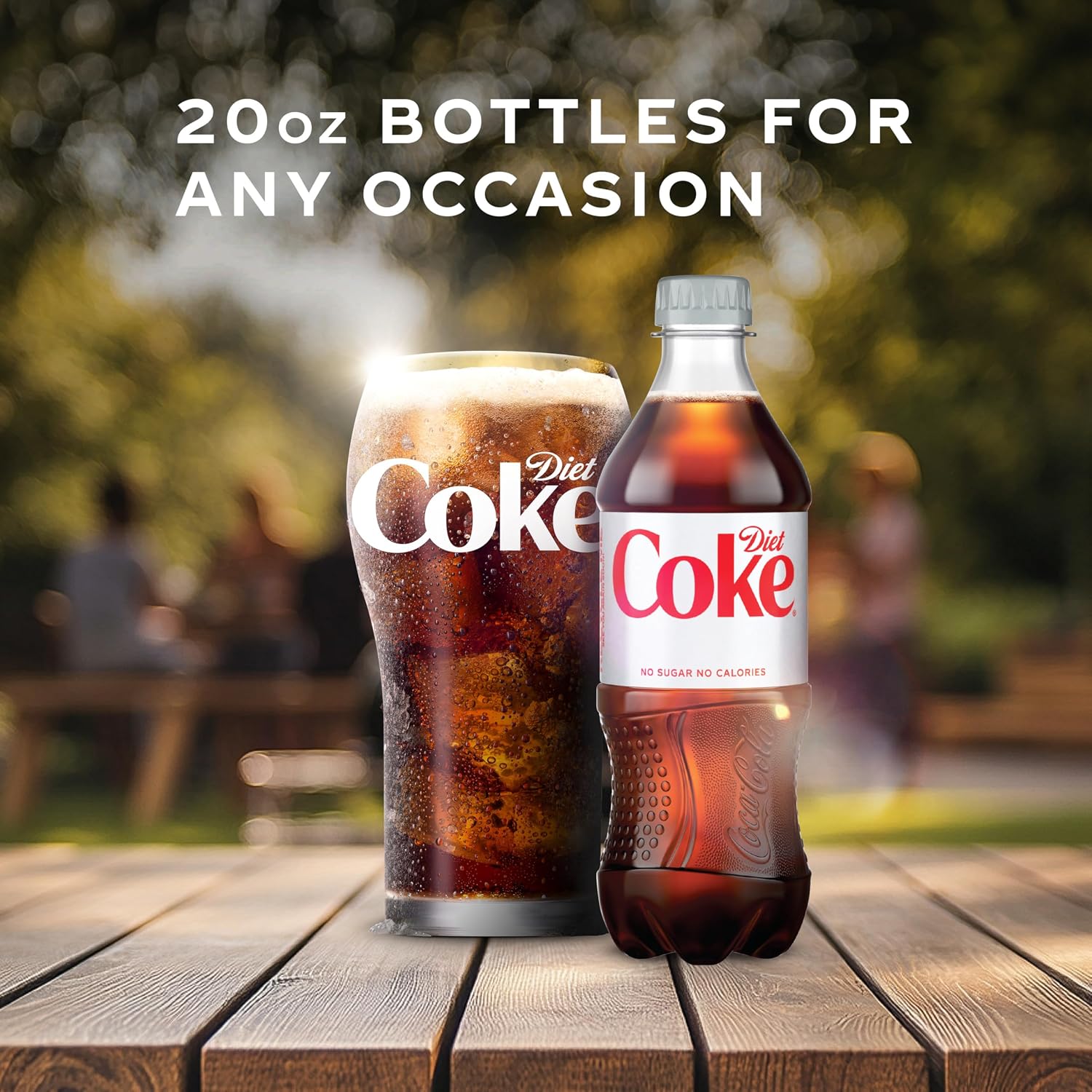 Diet Coke Soda Soft Drink Bottles, 12 fl oz, 8 Pack | No sugar, no calories, 46 mg caffeine per bottle