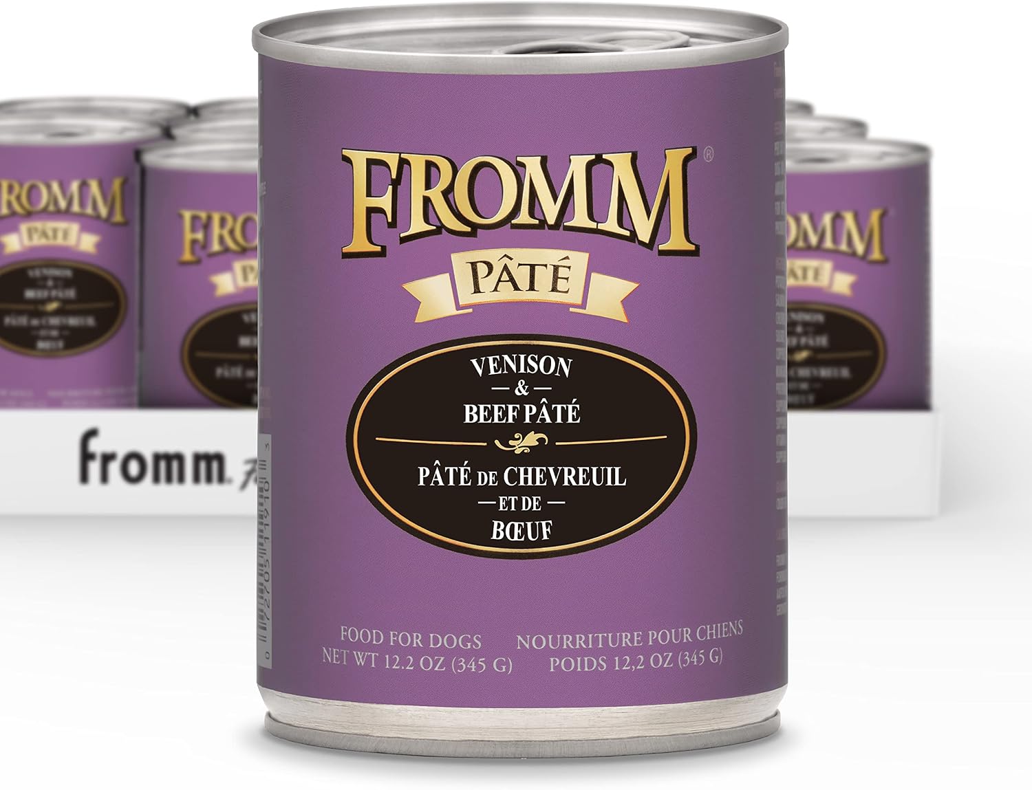 Fromm Venison & Lentil Pate Dog Food - Premium Wet Dog Food - Venison Recipe - Case of 12 Cans